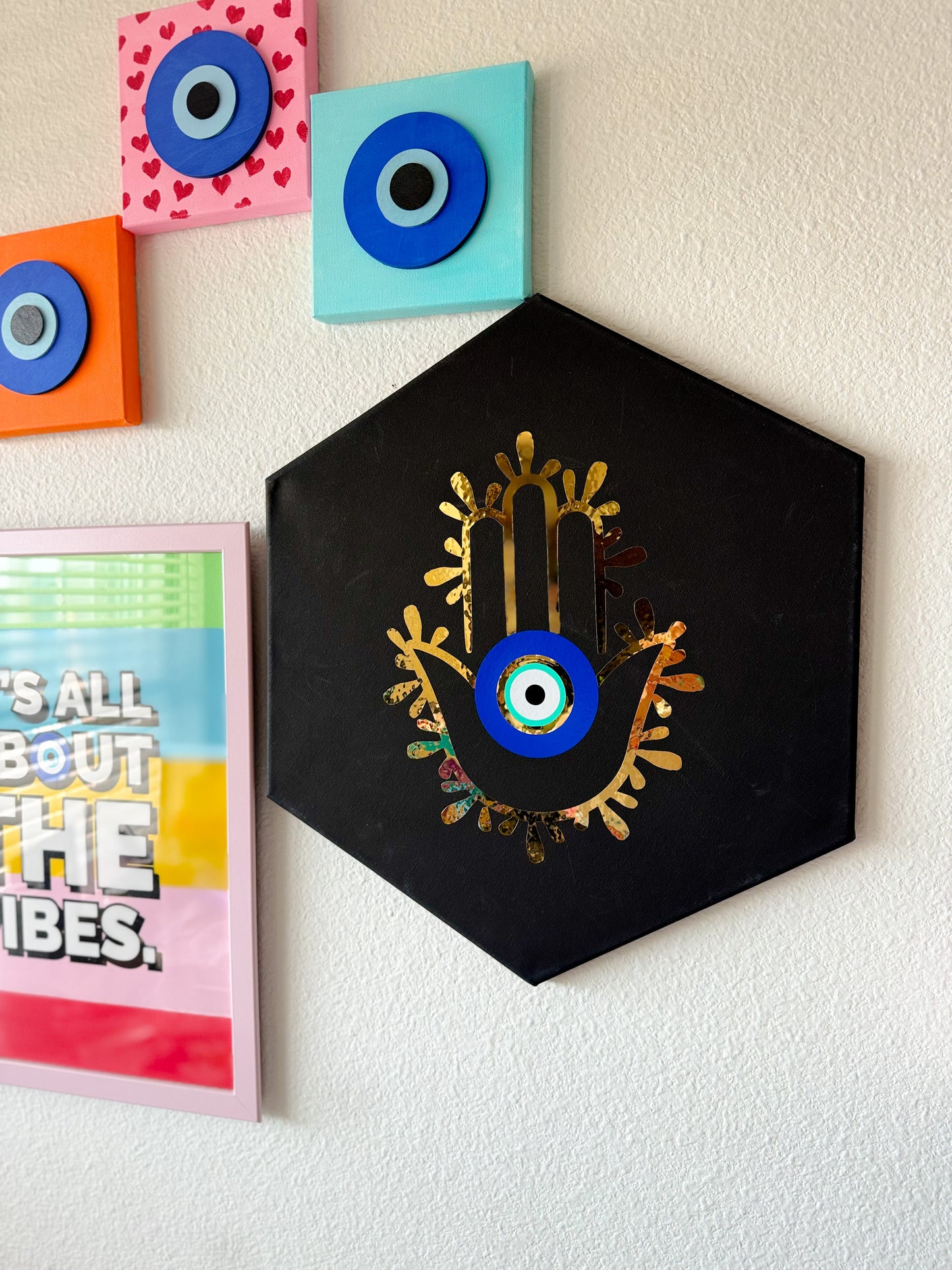 Amida Hamsa Canvas Art