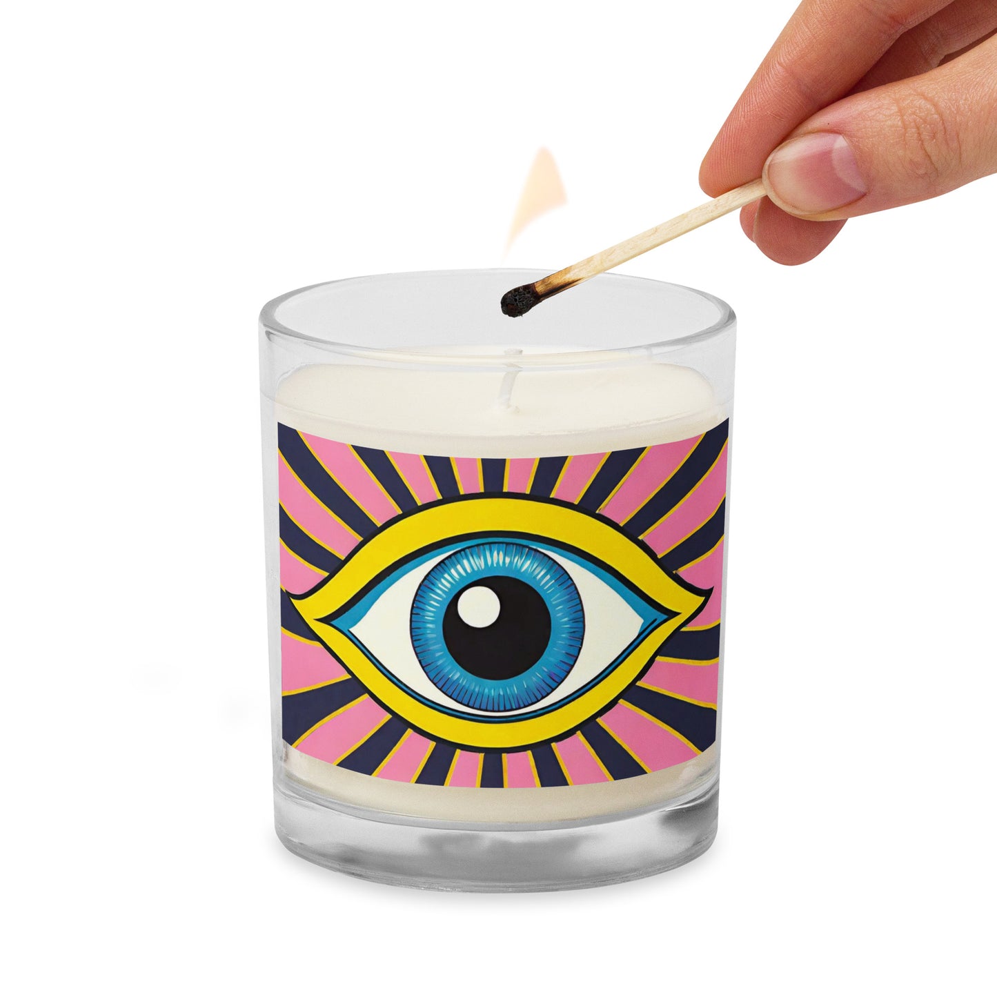 Eye Of Illusion Vol.4 Glass jar soy wax candle