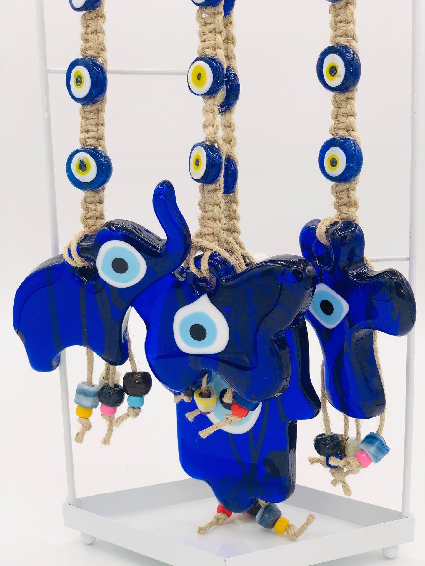 Cross Evil eye Hanging Hanmade for Goodluck / evil eye protection