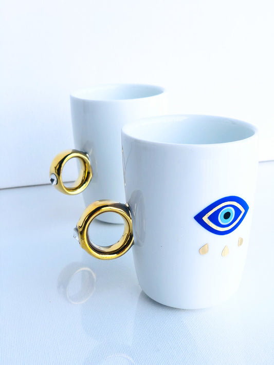 evil eye mug custom evil eye mug wiyh your name karat mug 