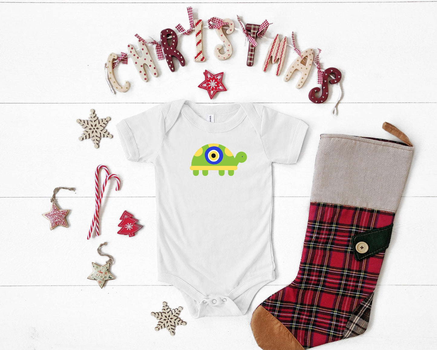 Evil Eye Design Baby Bodysuit Onesie Custom Made Cute Baby Onesie