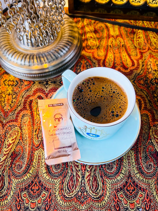 Hamsa Hand Coffee Cup With Turkish Coffee