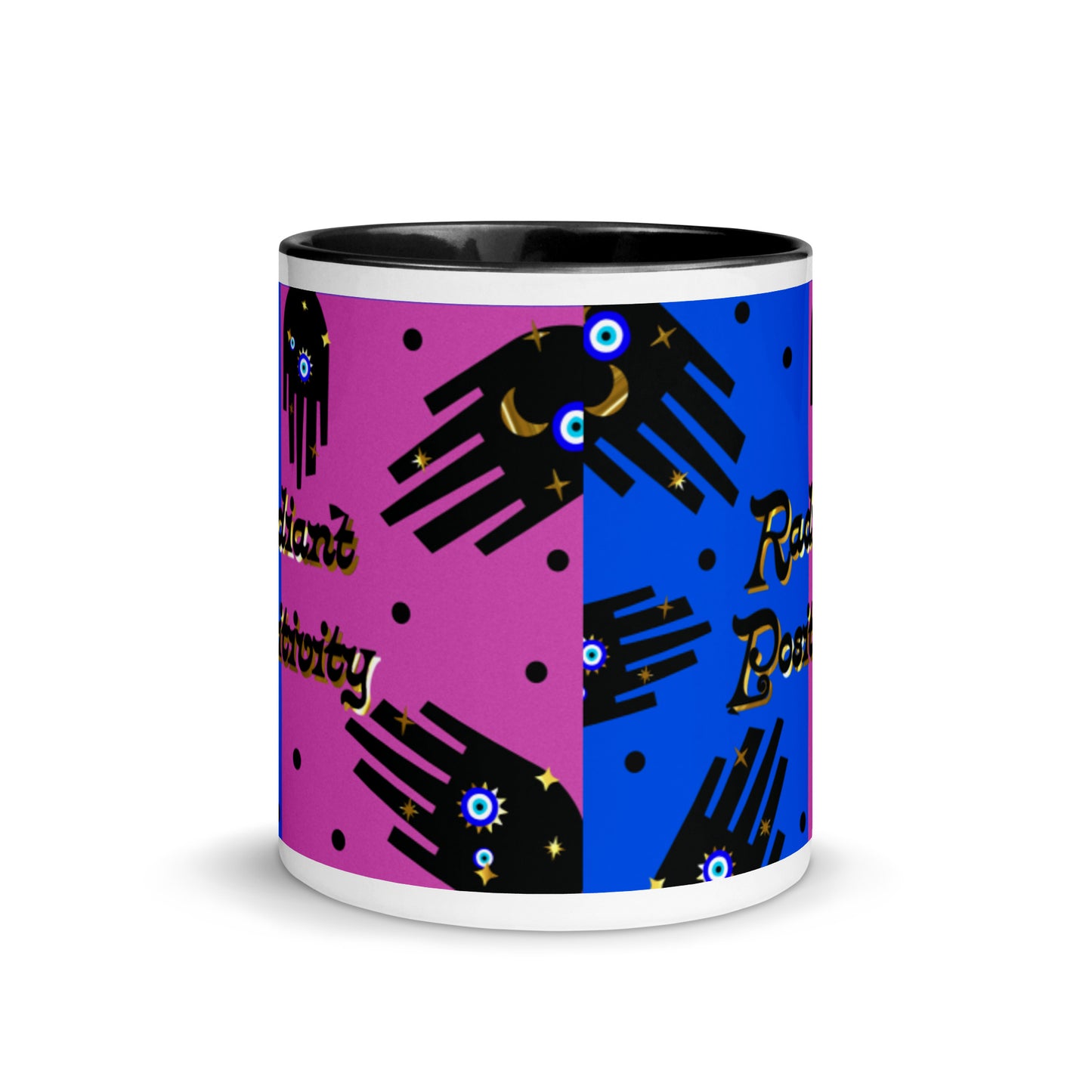 Radiant Positivity Mug with Color Inside