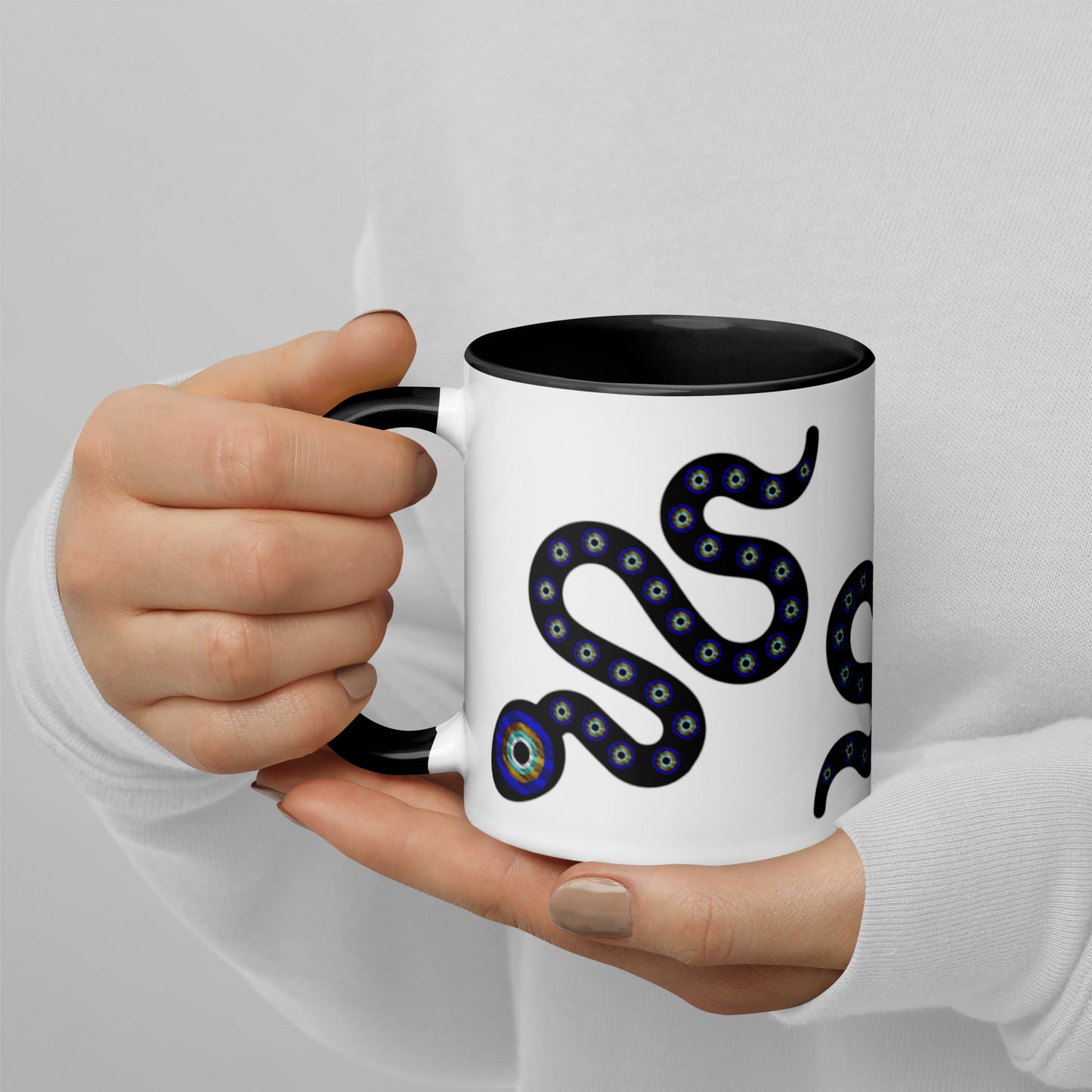 Snake Eye Mug with Color Inside