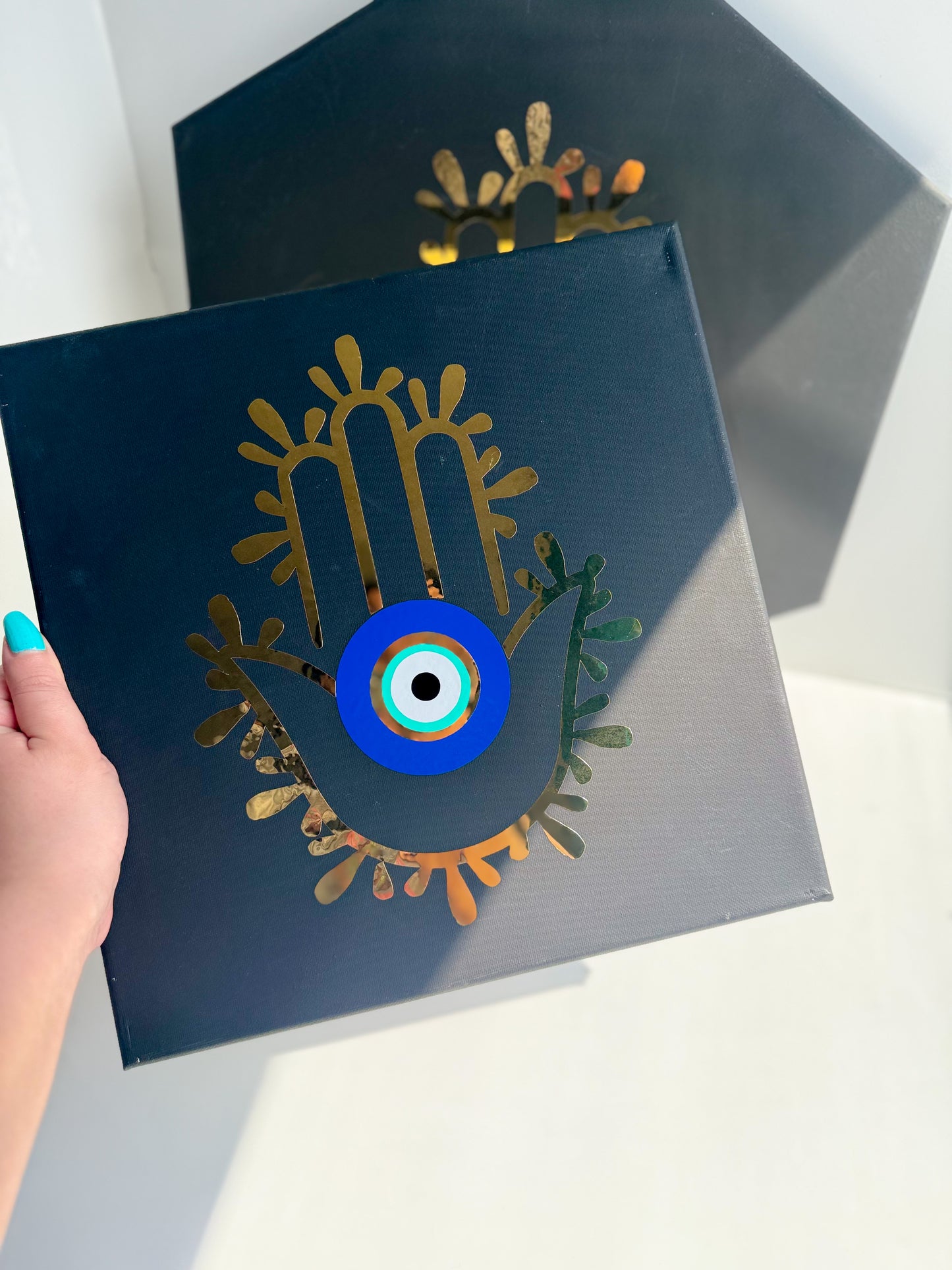 Amida Hamsa Canvas Art