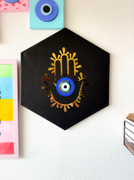 Amida Hamsa Canvas Art