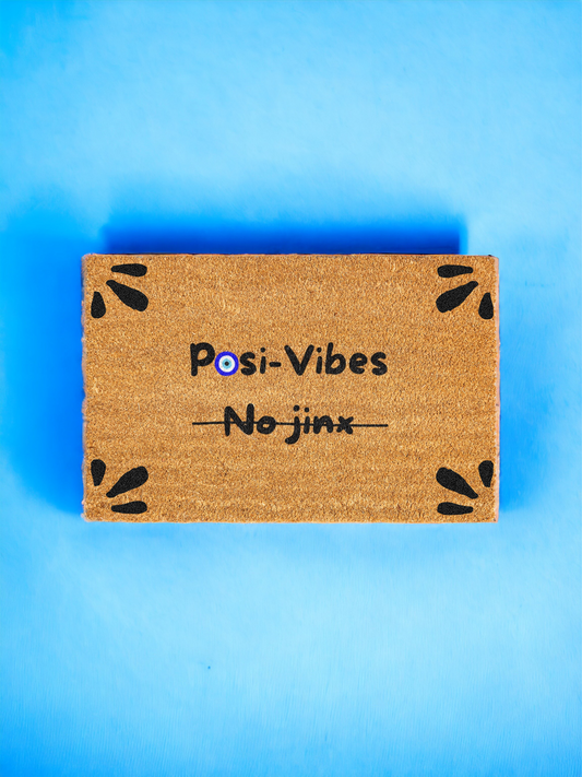 Posi Vibes No Jinx Doormat