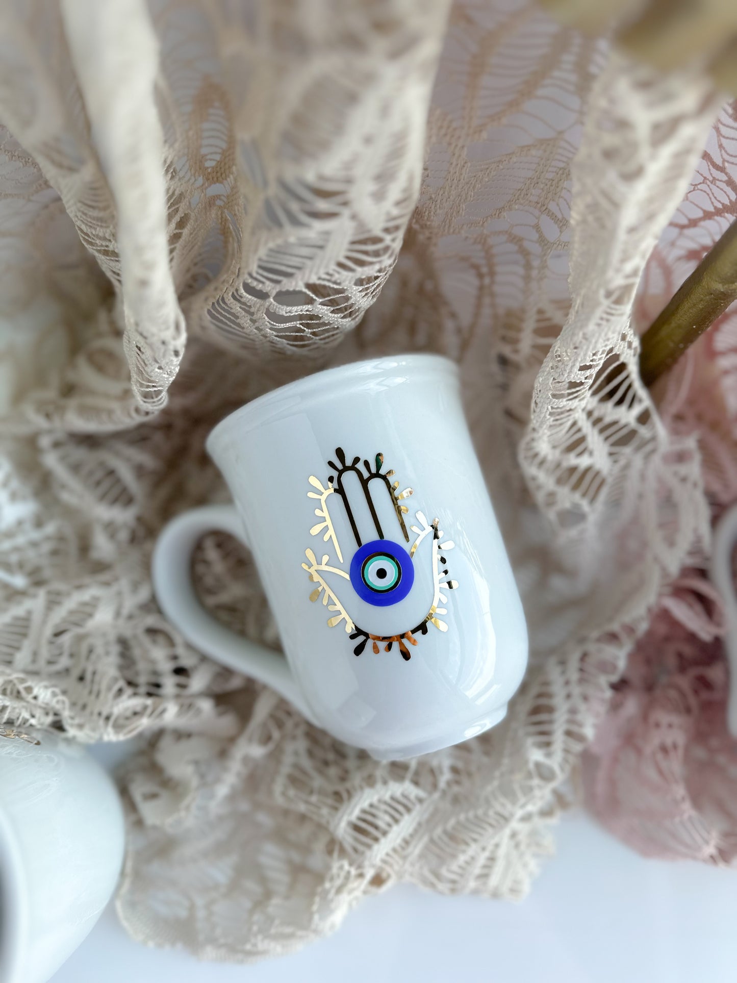 Amida Hamsa Mug