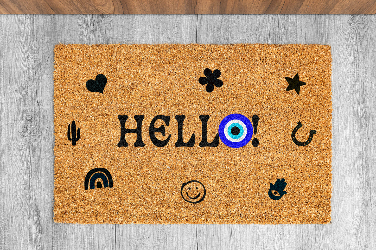 Hello! Good Luck Doormat