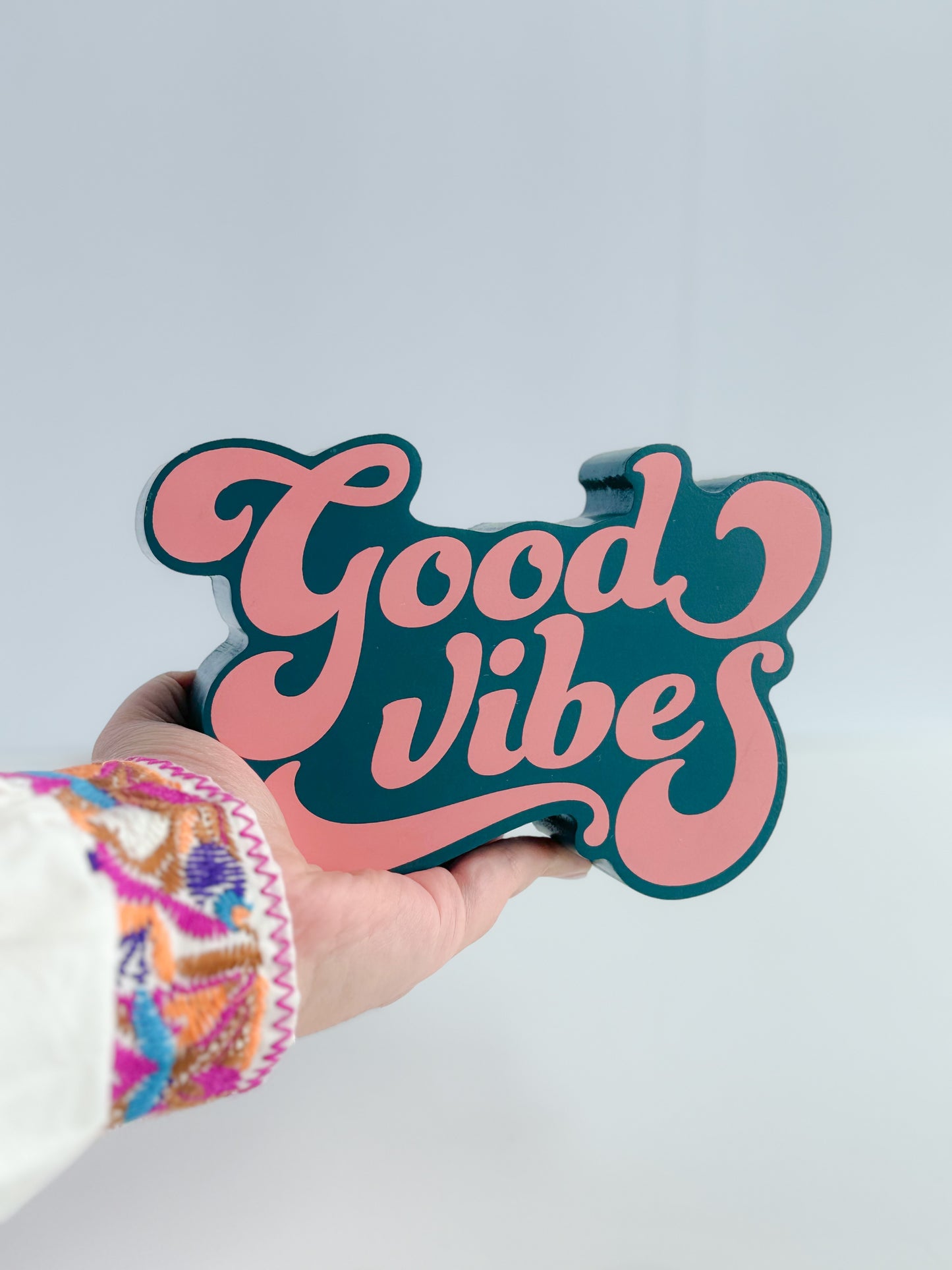 Good Vibes Wood Decor