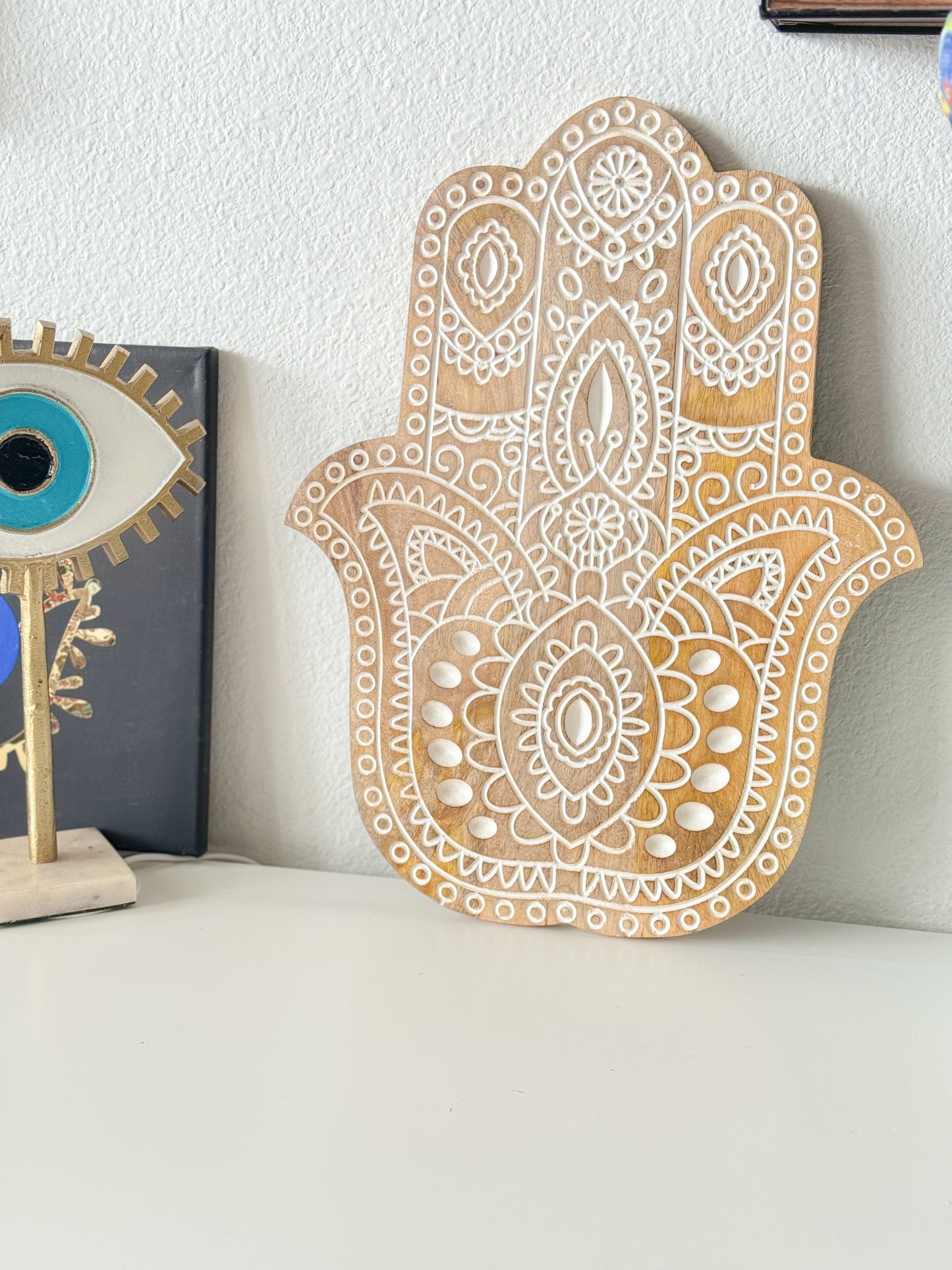 Wooden Hamsa