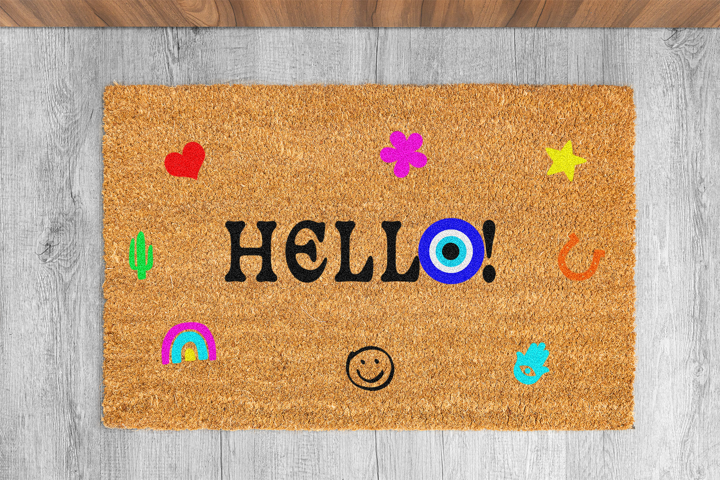 Hello! Good Luck Doormat