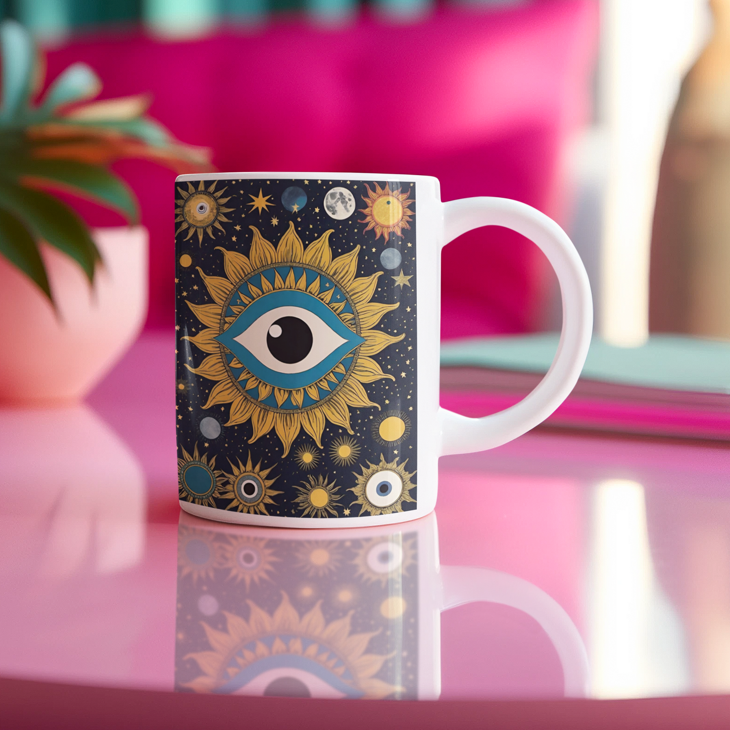 La Lune White glossy mug