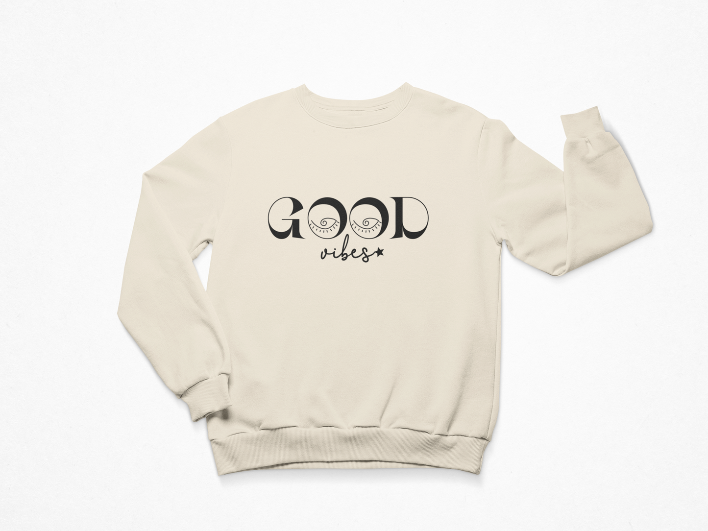 Good Vibes Amida By Zaa Evil Eye Sweatshirt, Evil Eye Sweatshirt, Evil Eye Clothes