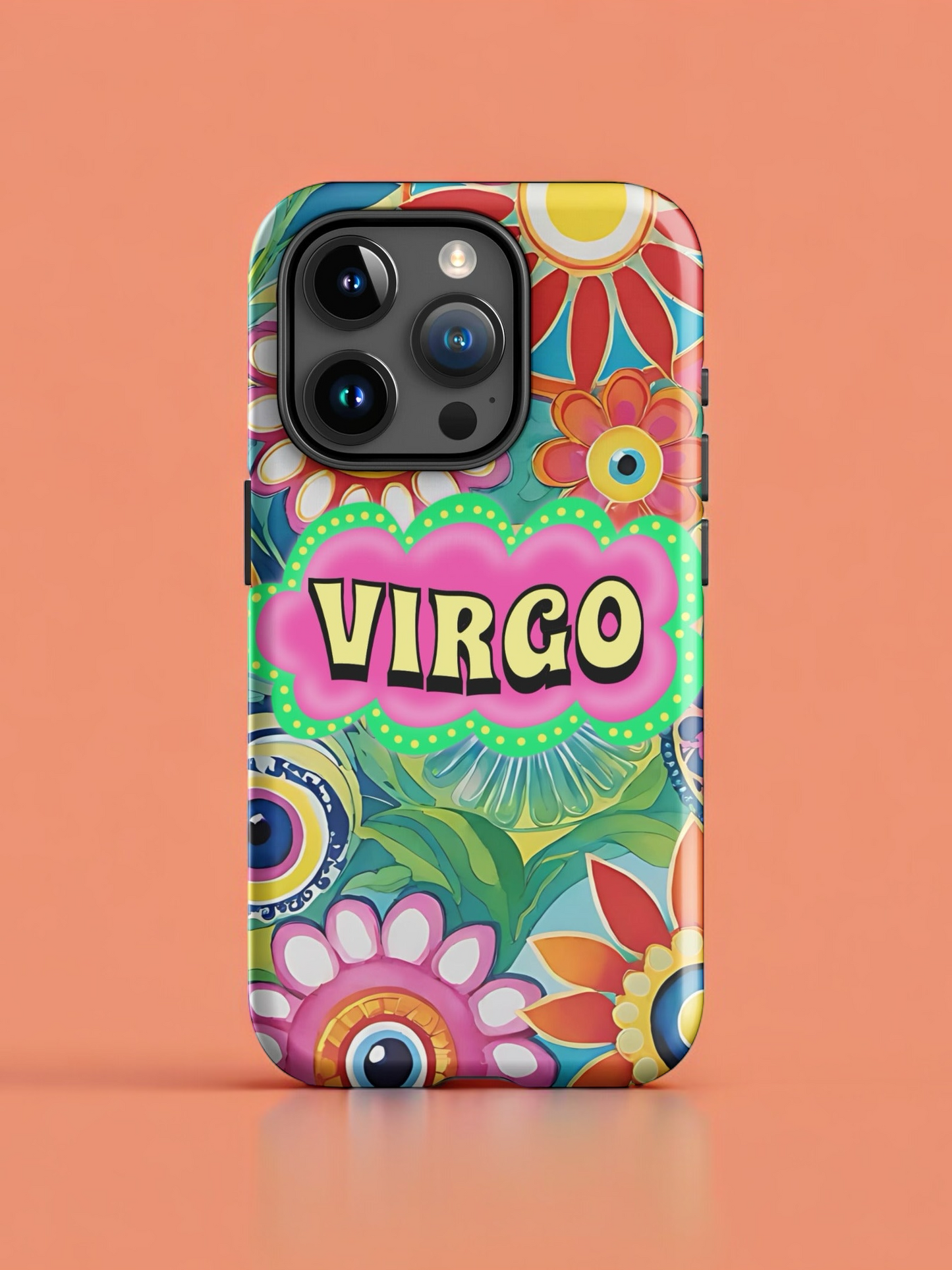 Virgo Zodiac Evil Eye Tough Case for iPhone®