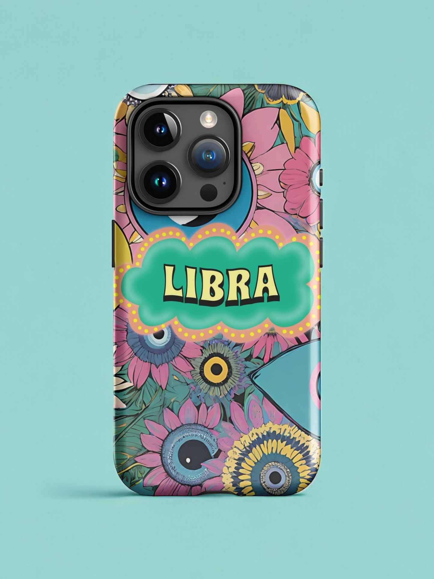 Libra Zodiac Evil Eye Tough Case for iPhone®