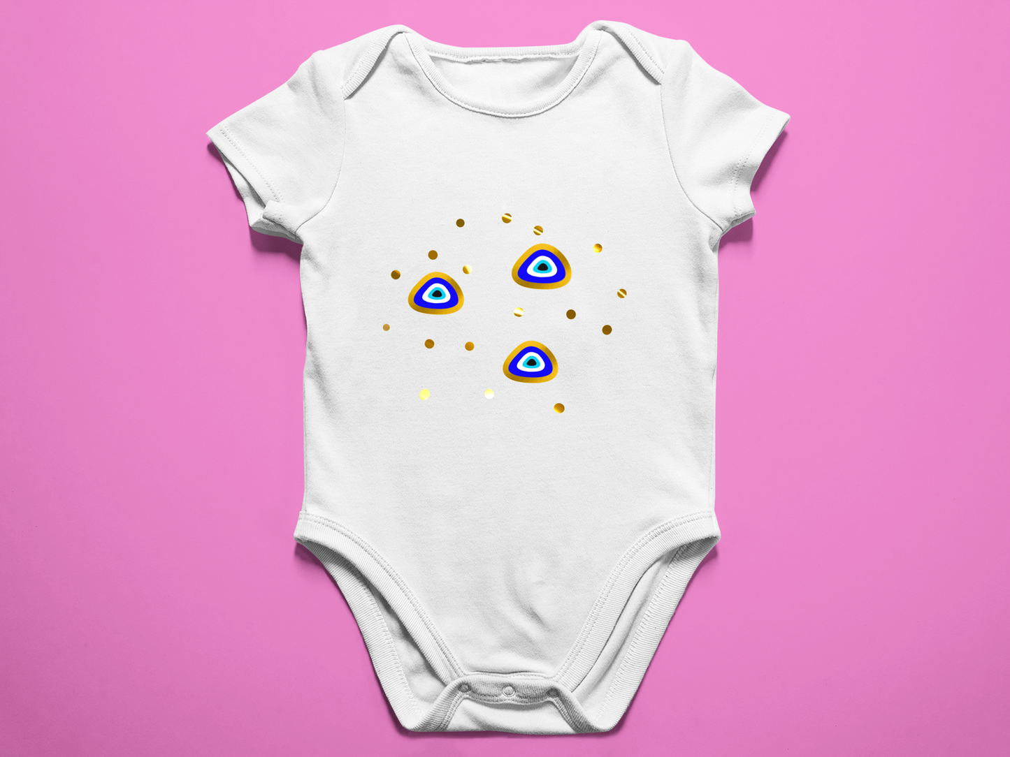 Gold and Chic Baby Onesie