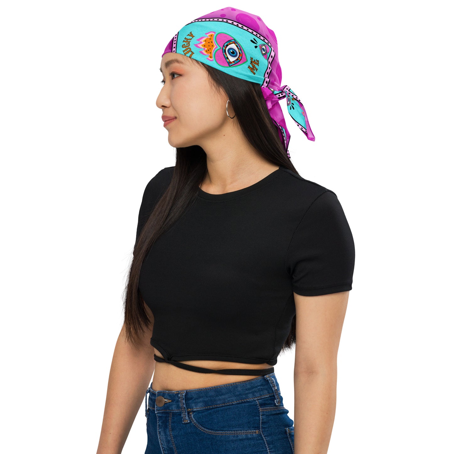 Lucky Me Evil Eye All-over print bandana