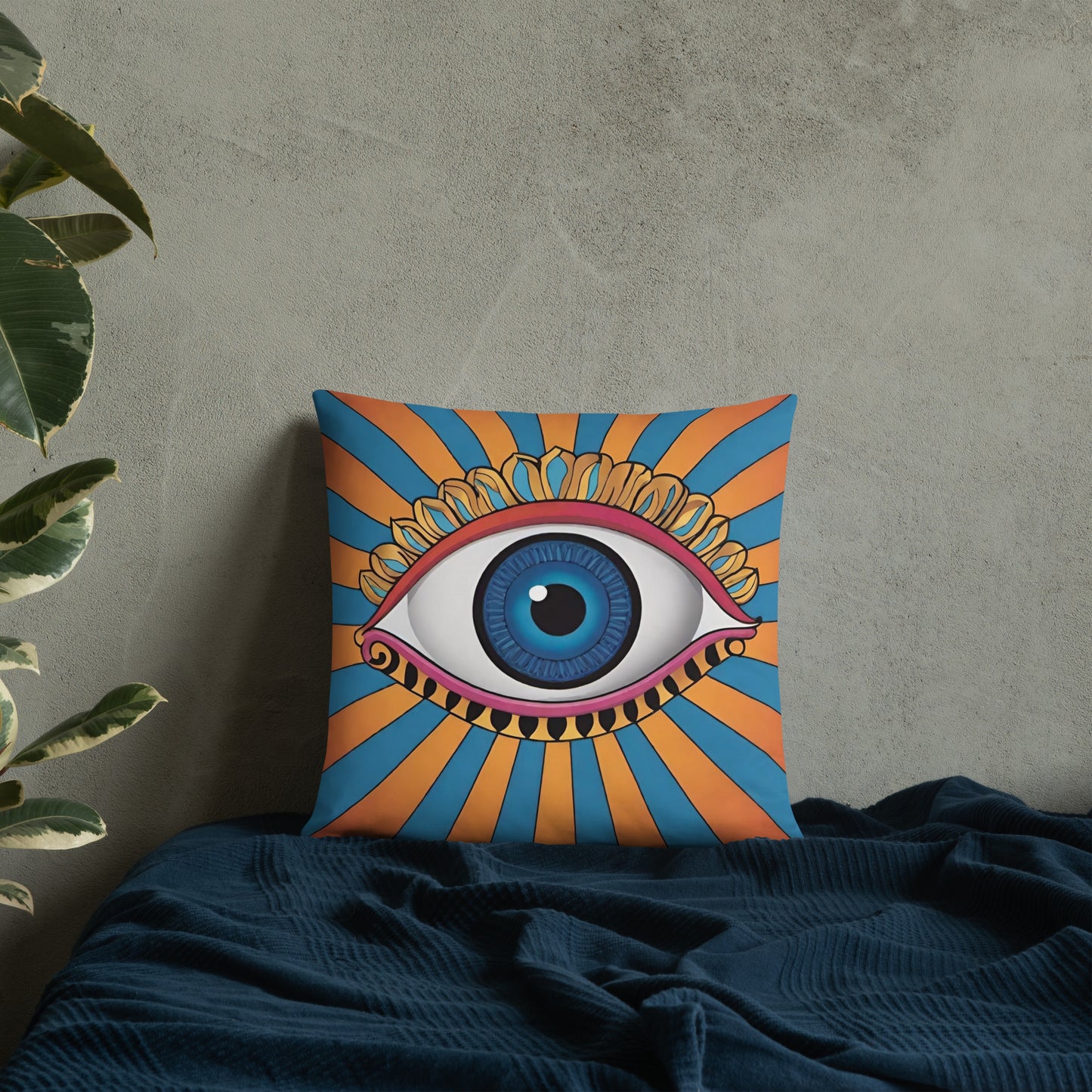 Eye Of Illusion Basic Pillow