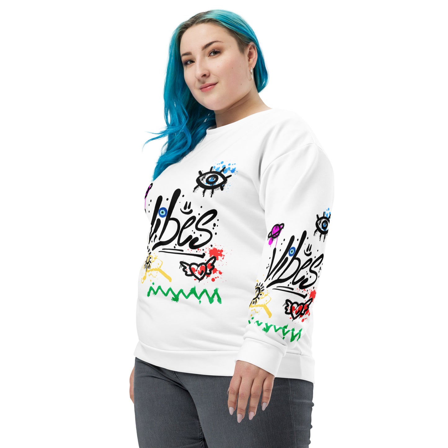 Vibes Graffiti Sweatshirt