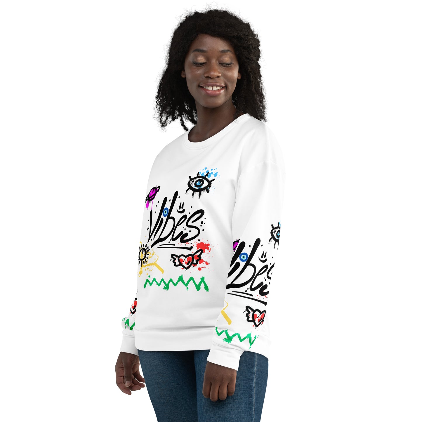 Vibes Graffiti Sweatshirt