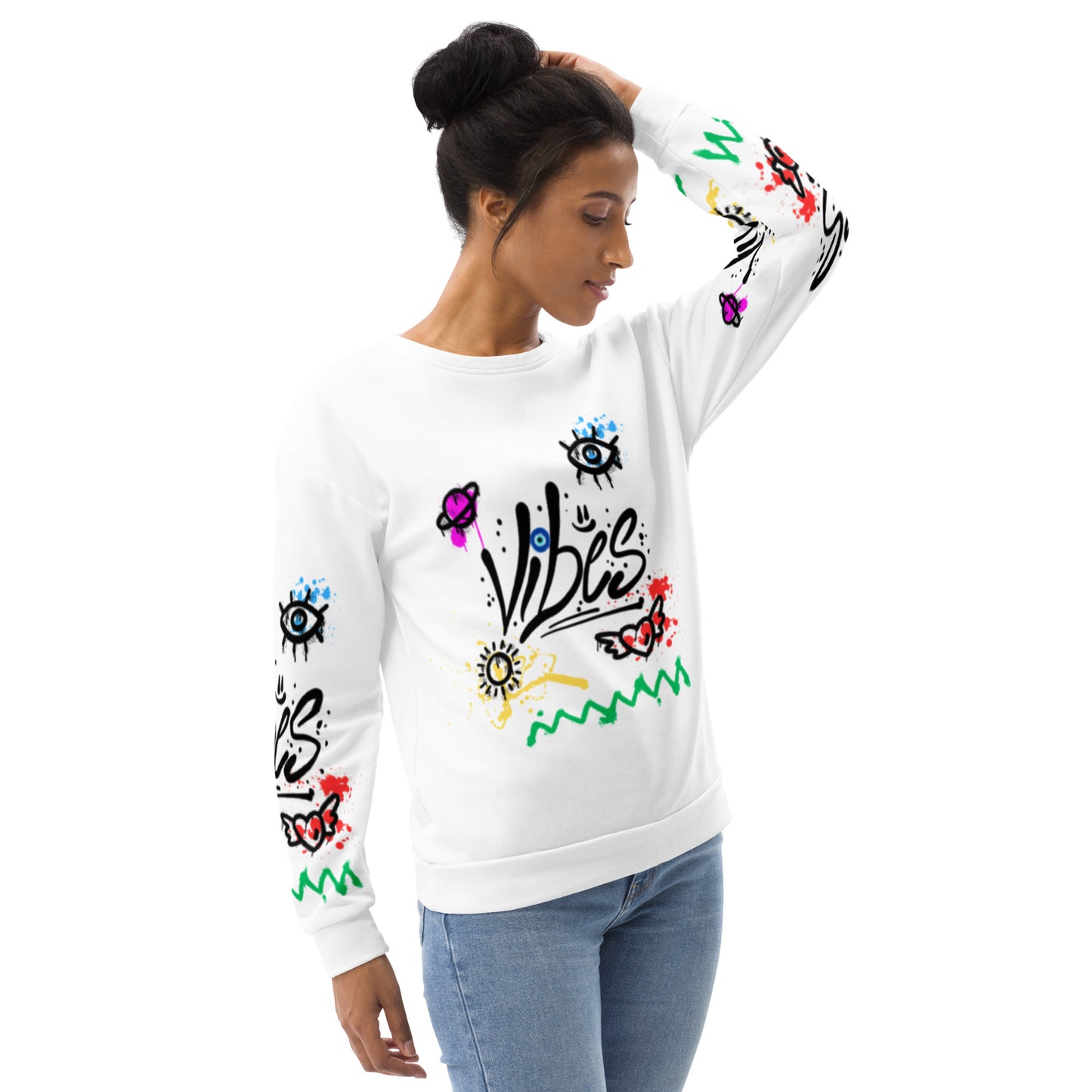 Vibes Graffiti Sweatshirt