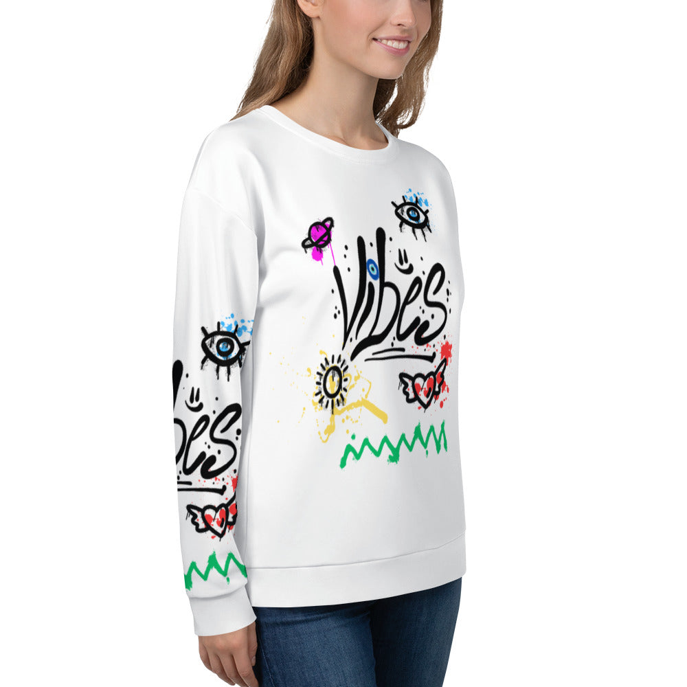 Vibes Graffiti Sweatshirt