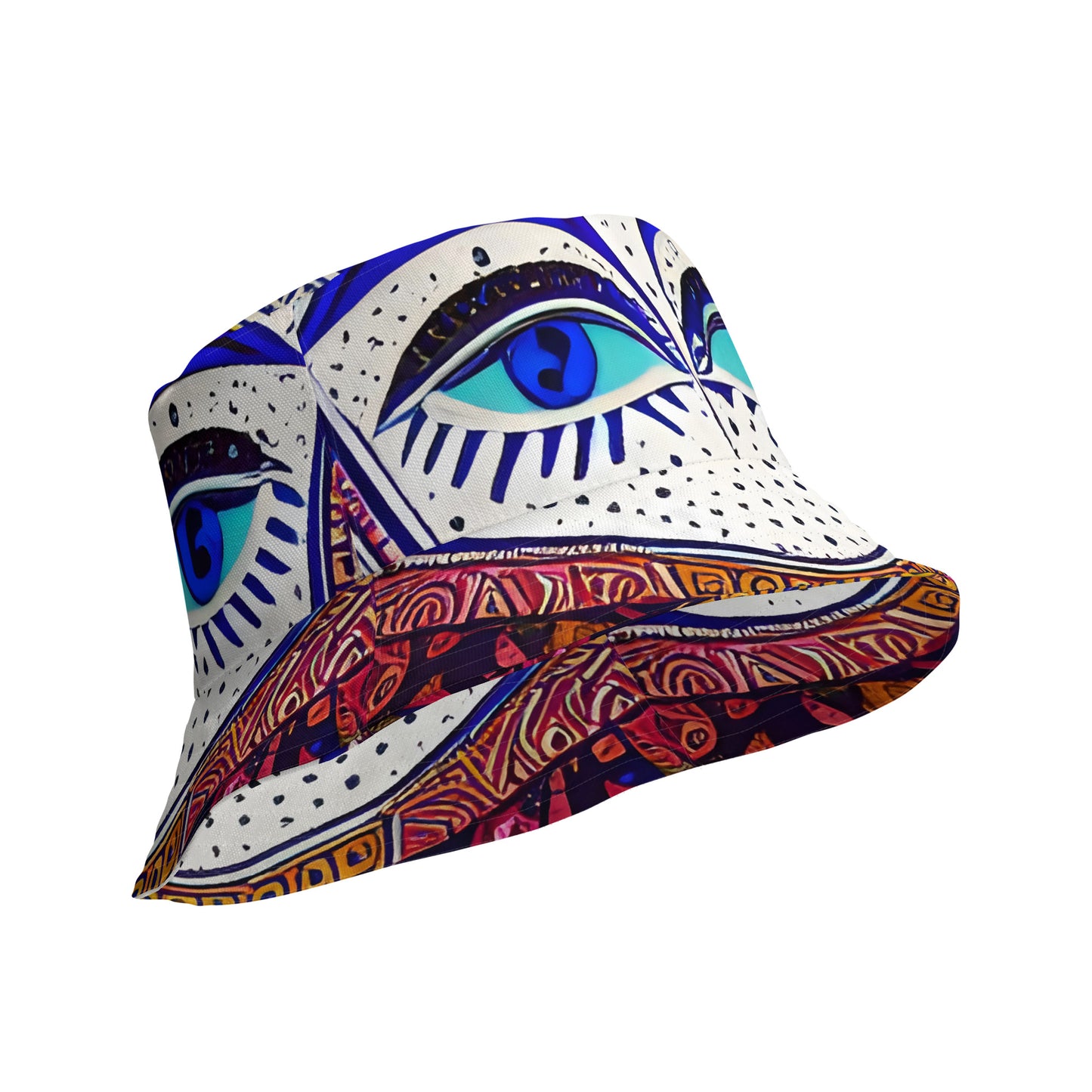 Eyes of Antiquity Reversible bucket hat