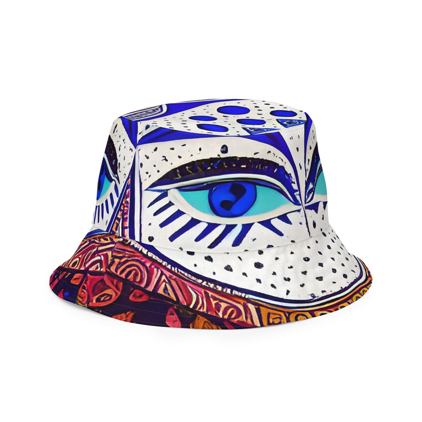 Eyes of Antiquity Reversible bucket hat