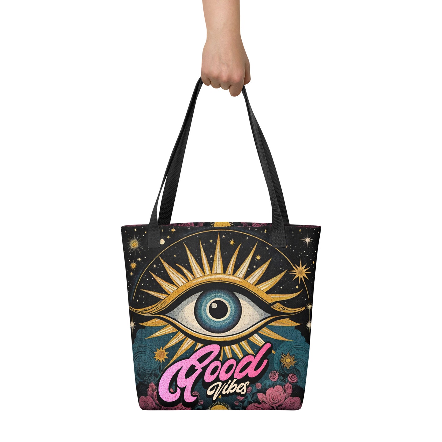 Good Vibes Retro Tote bag