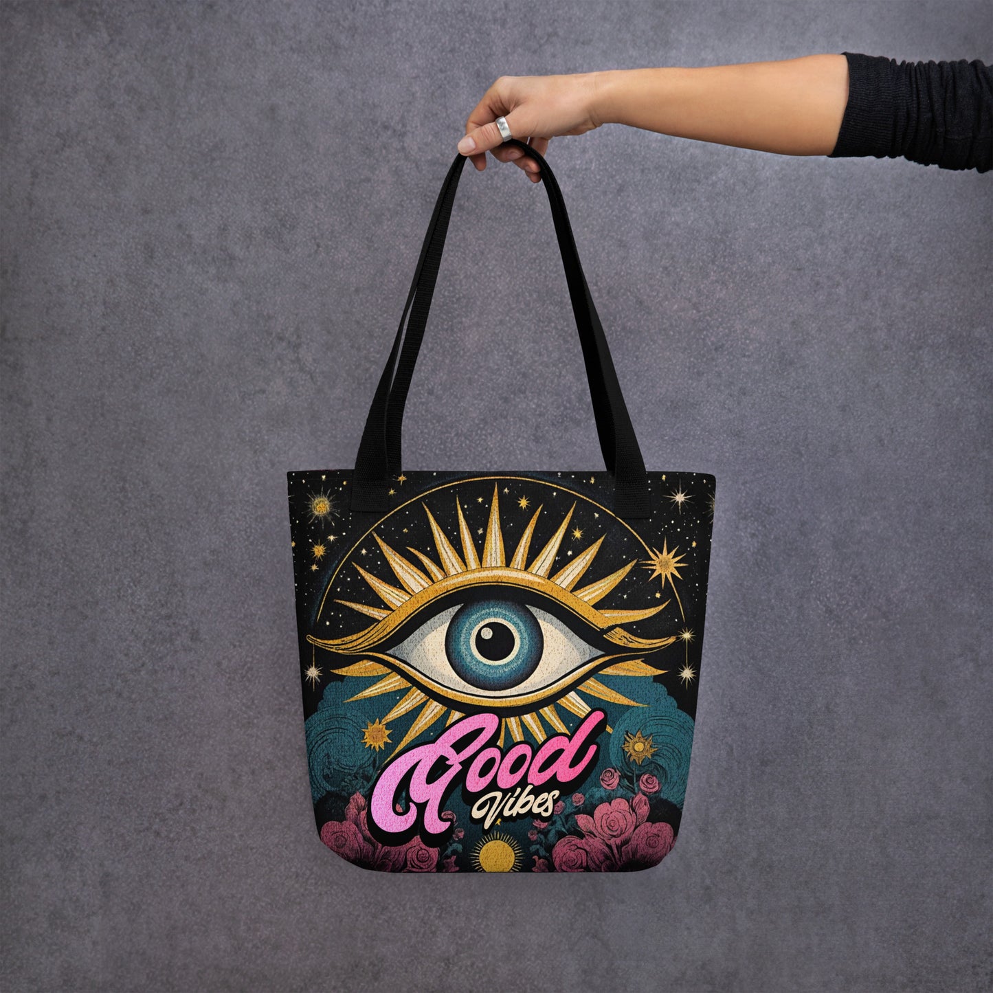 Good Vibes Retro Tote bag