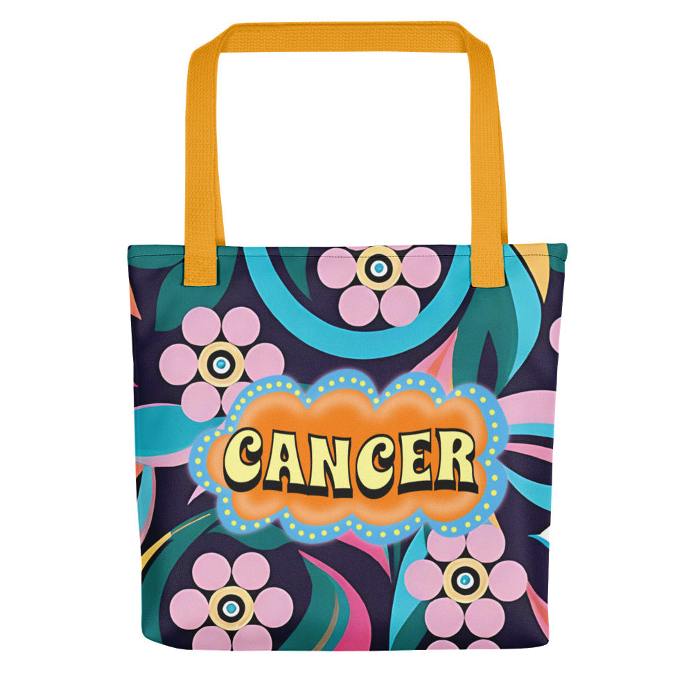 Cancer Zodiac Evil Eye Tote bag