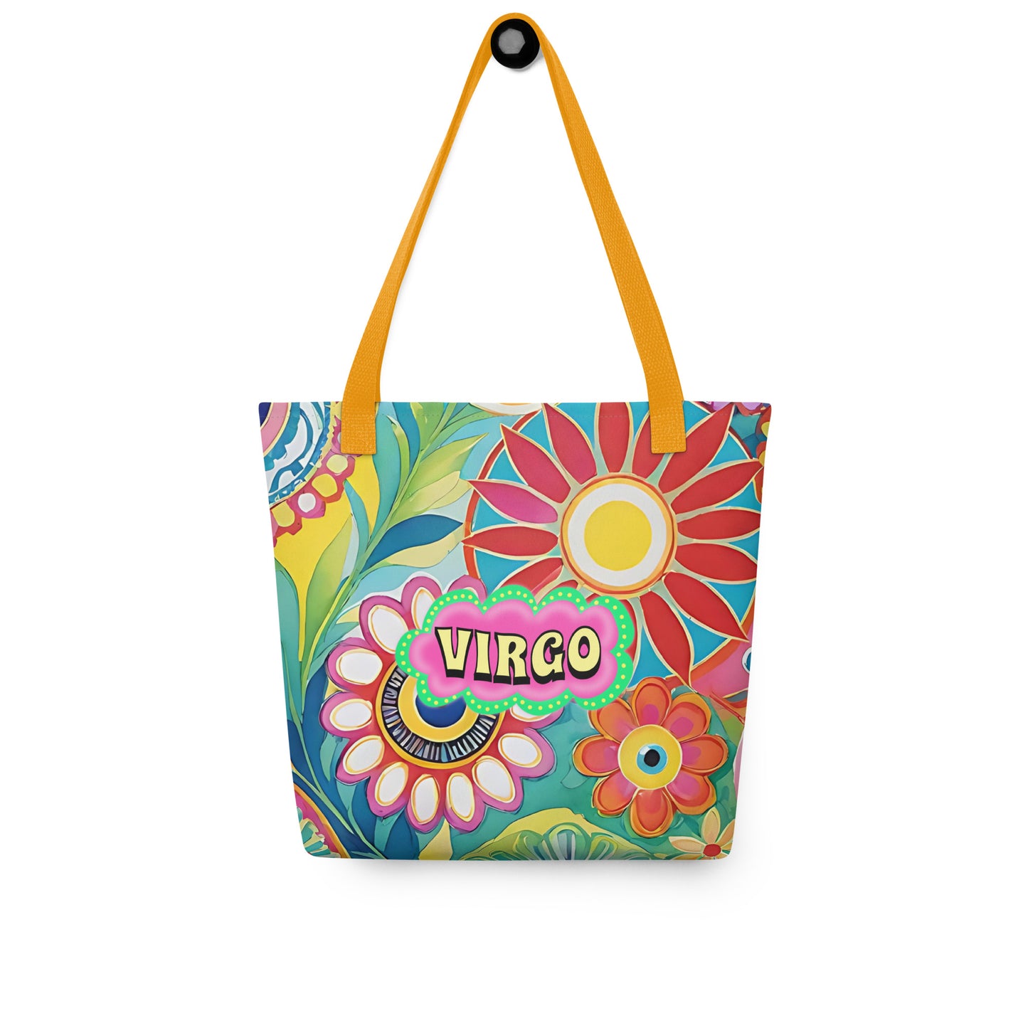 Virgo Zodiac Evil Eye Tote bag