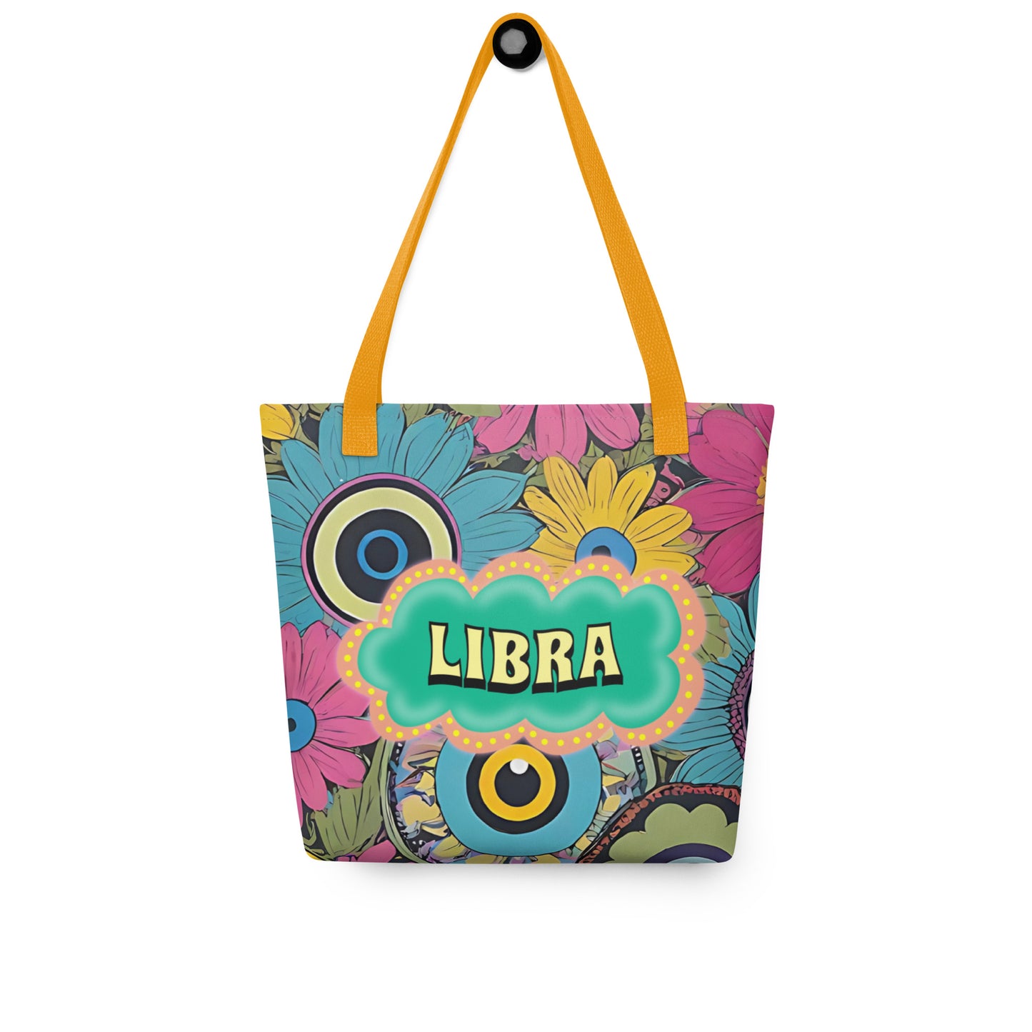 Libra Zodiac Evil Eye Tote bag