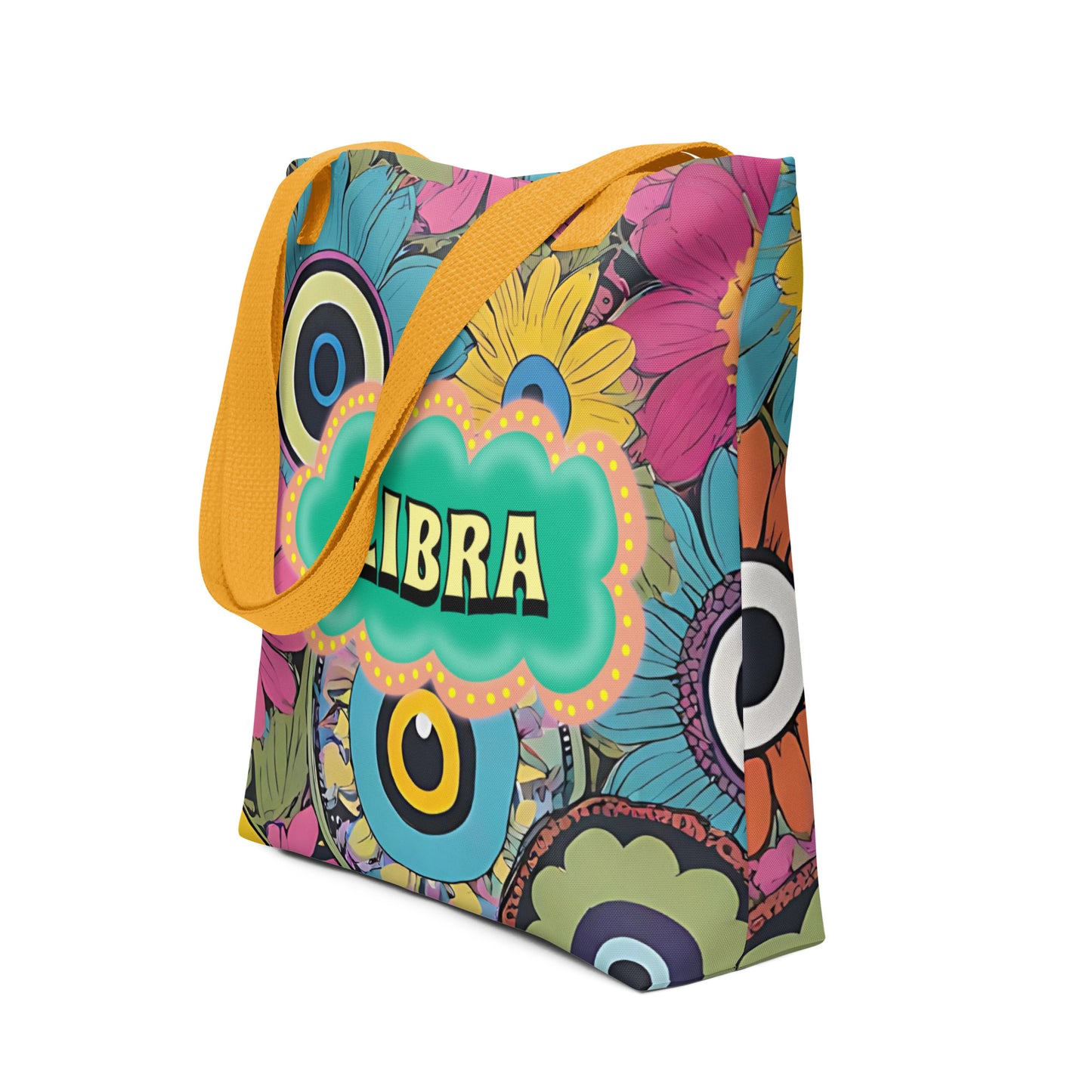 Libra Zodiac Evil Eye Tote bag