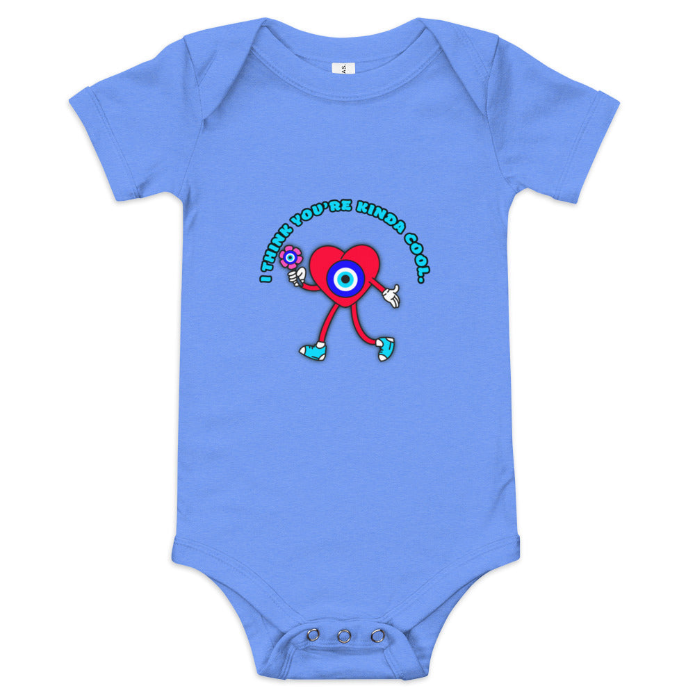 You Are Kinda Cool Evil Eye Baby short sleeve one piece