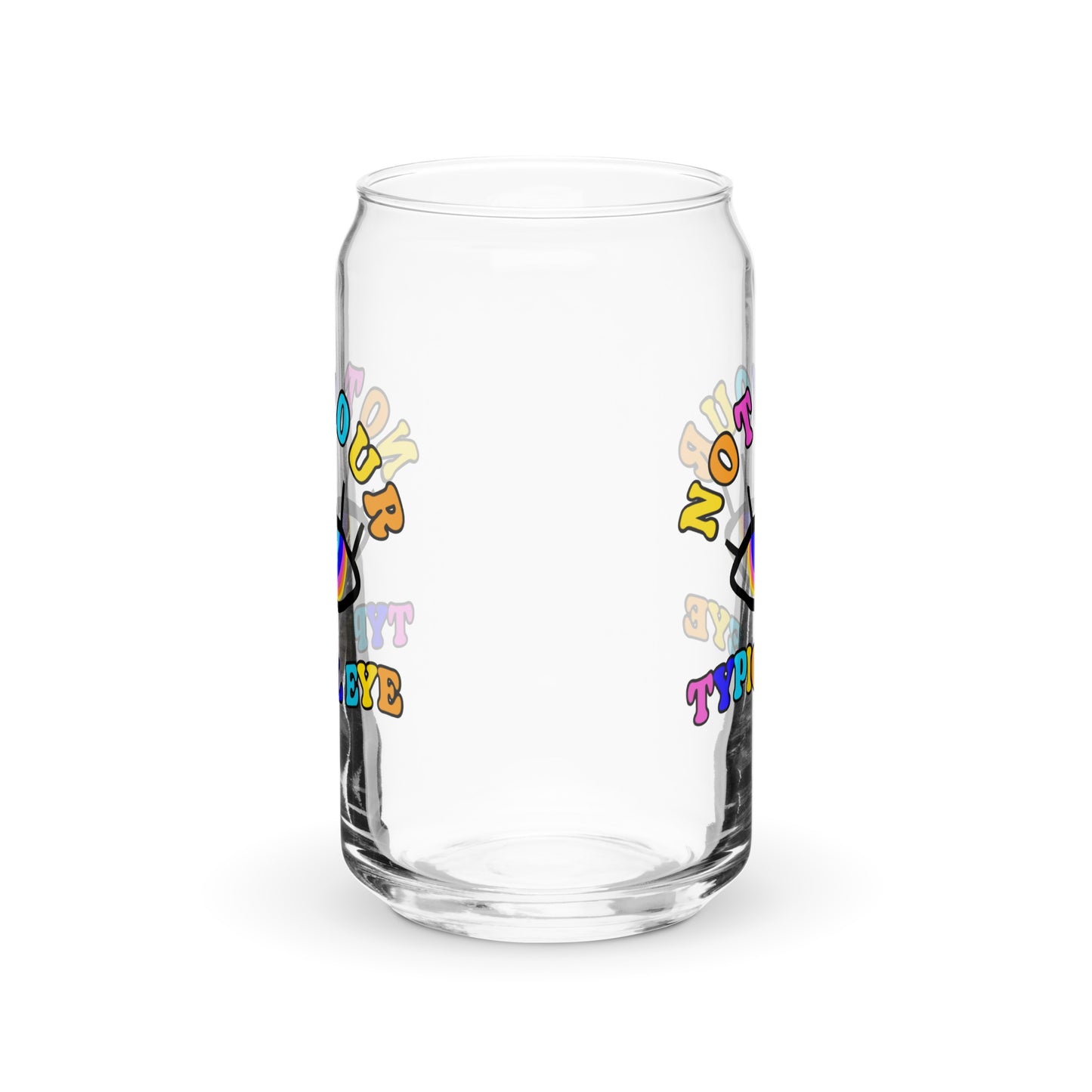 Not Your Typical Can-shaped glass