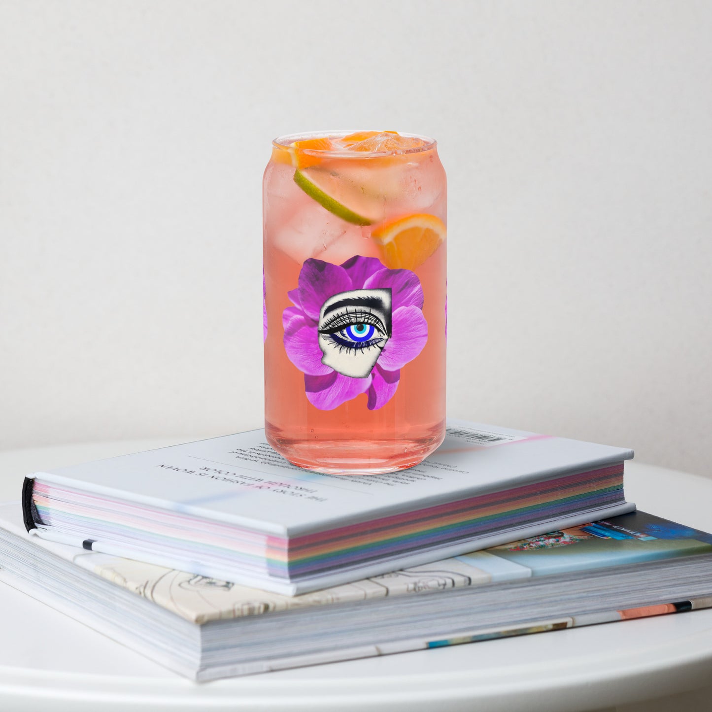 Bloom Eye Can-shaped glass