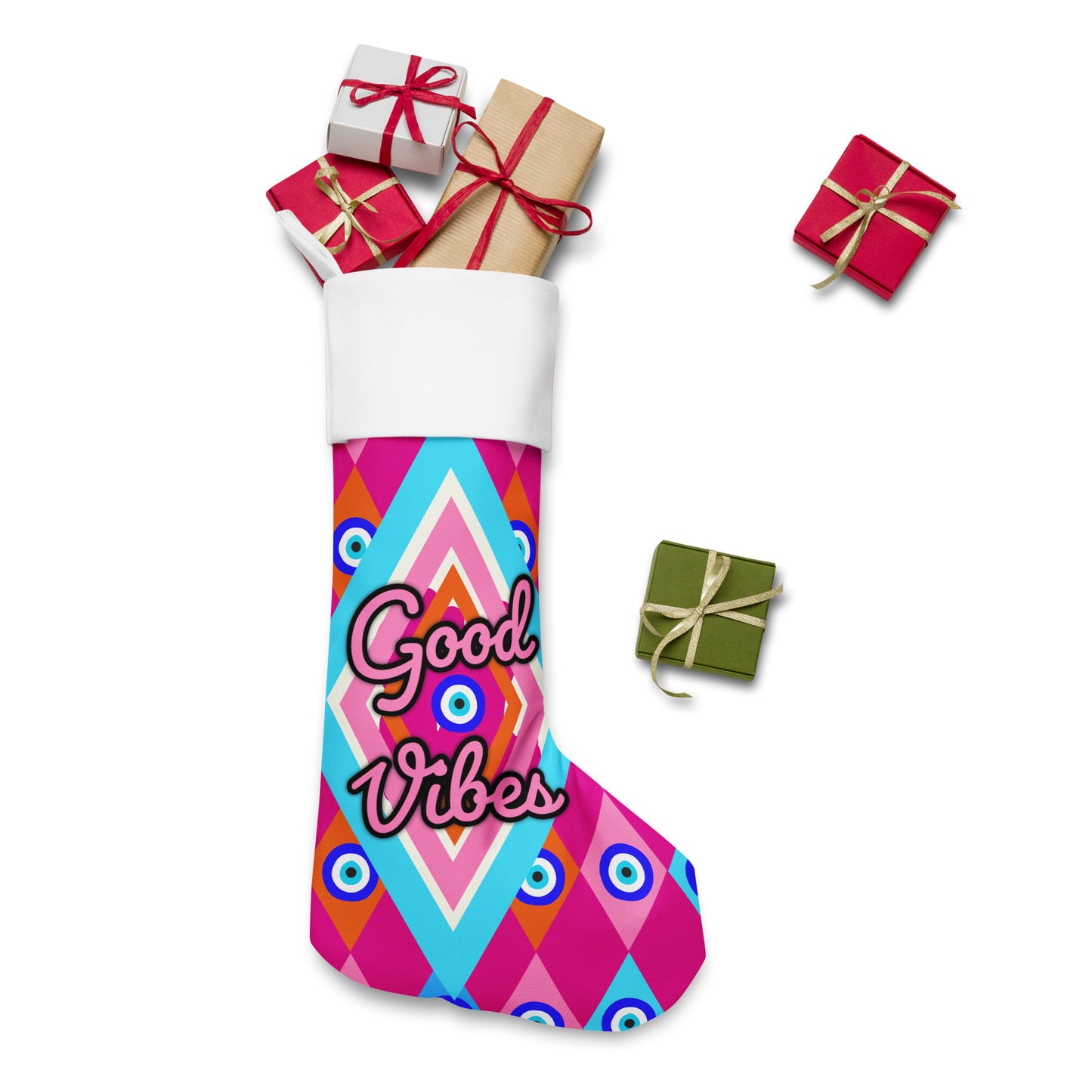 Good Vibes Christmas stocking