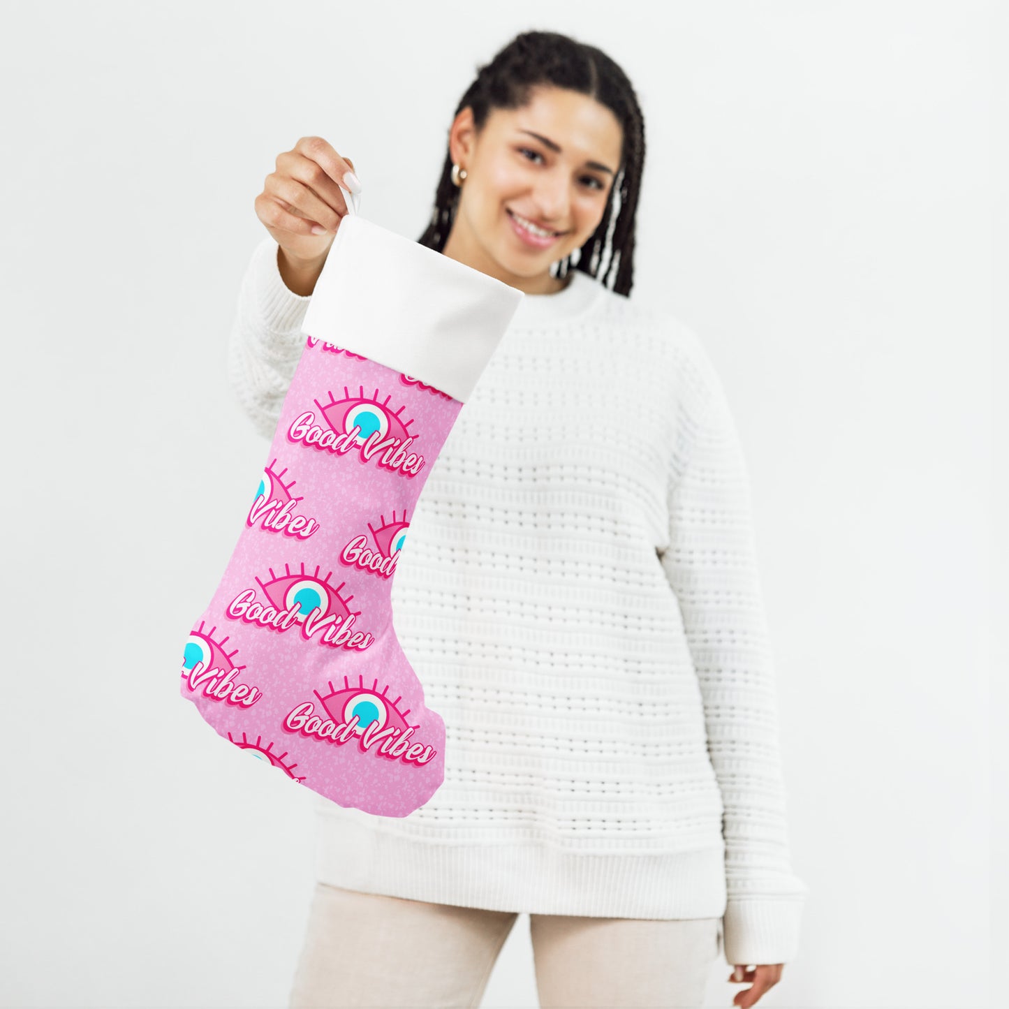 Good Vibes Christmas stocking