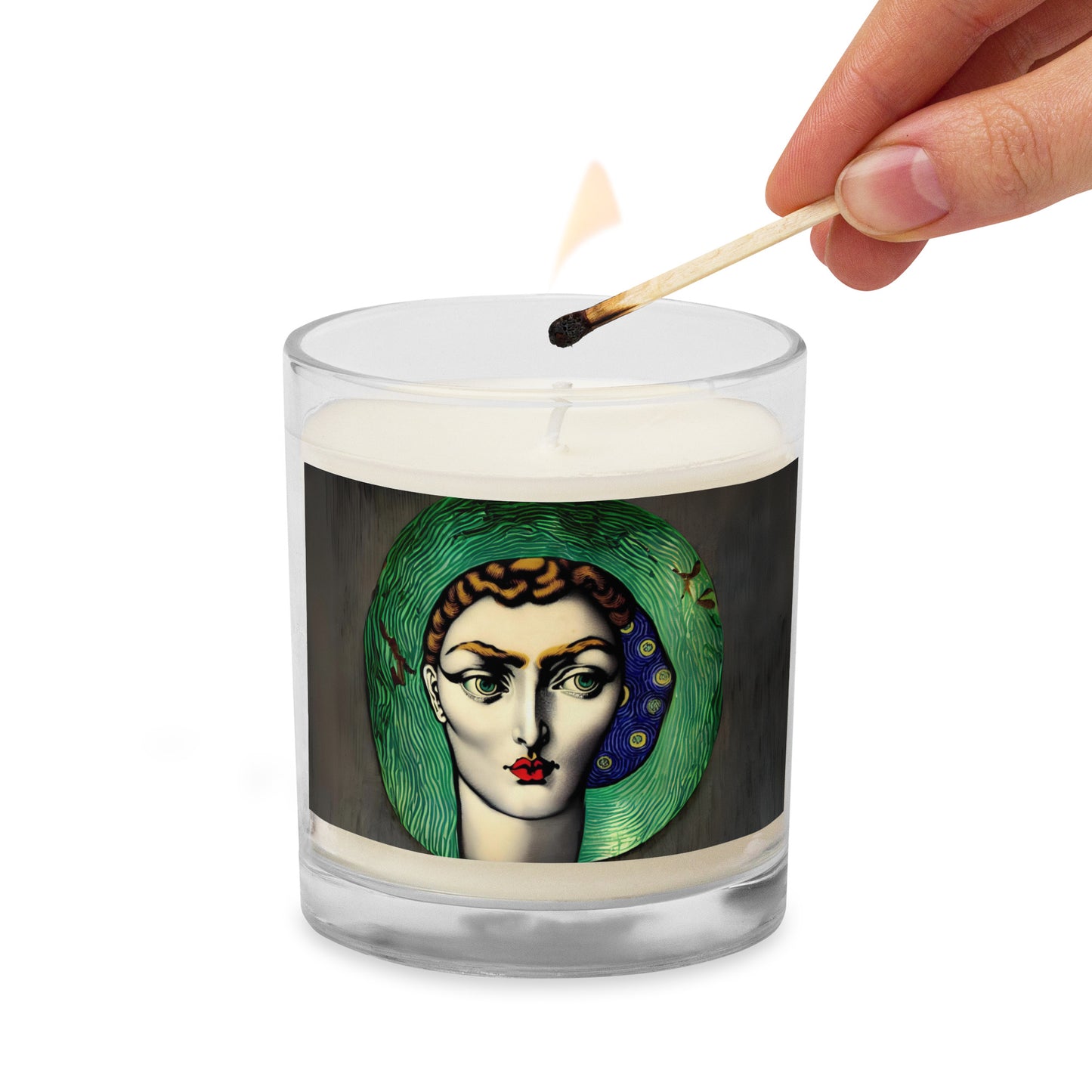 Auhentic Girl Glass jar soy wax candle