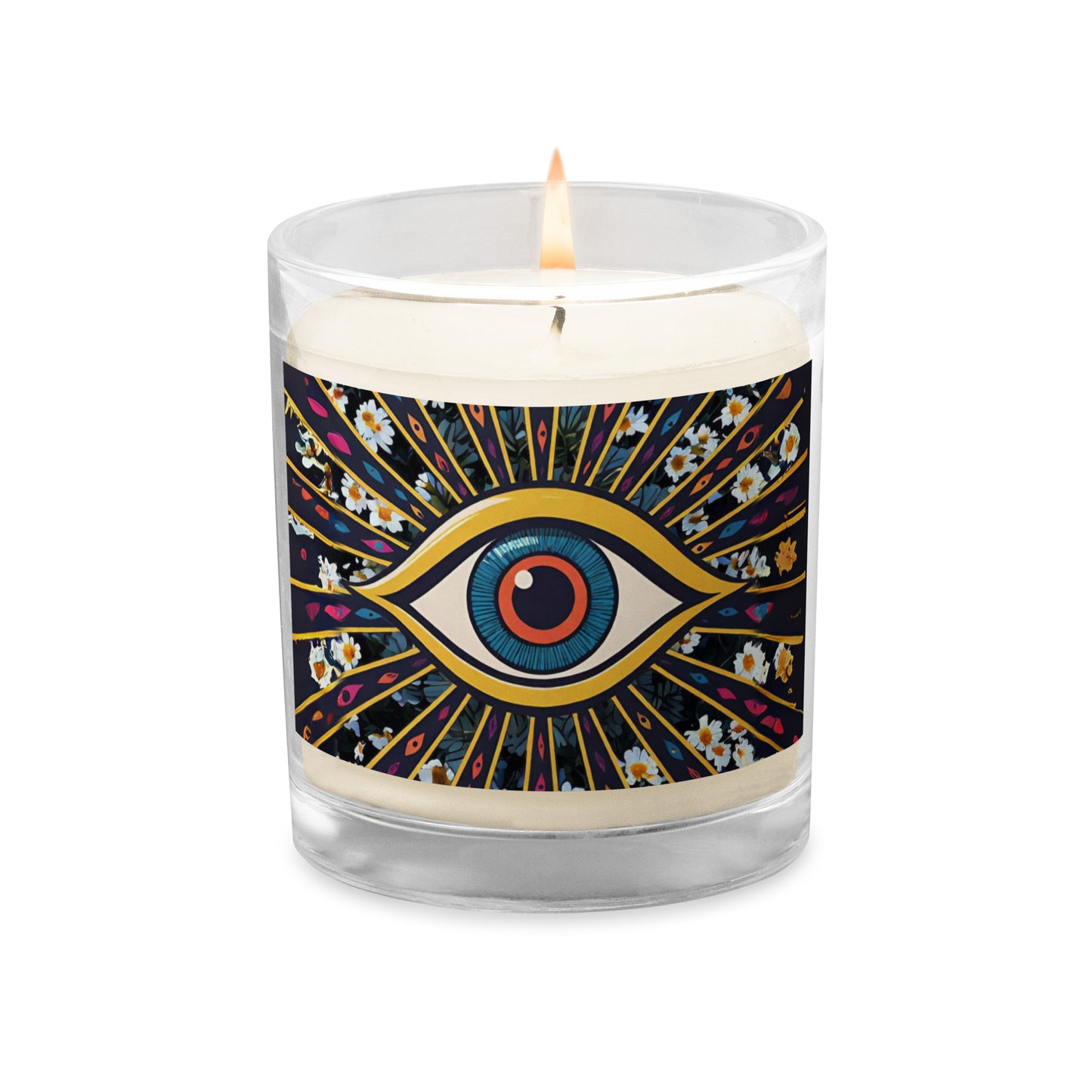 Eye Of Nature Glass jar soy wax candle