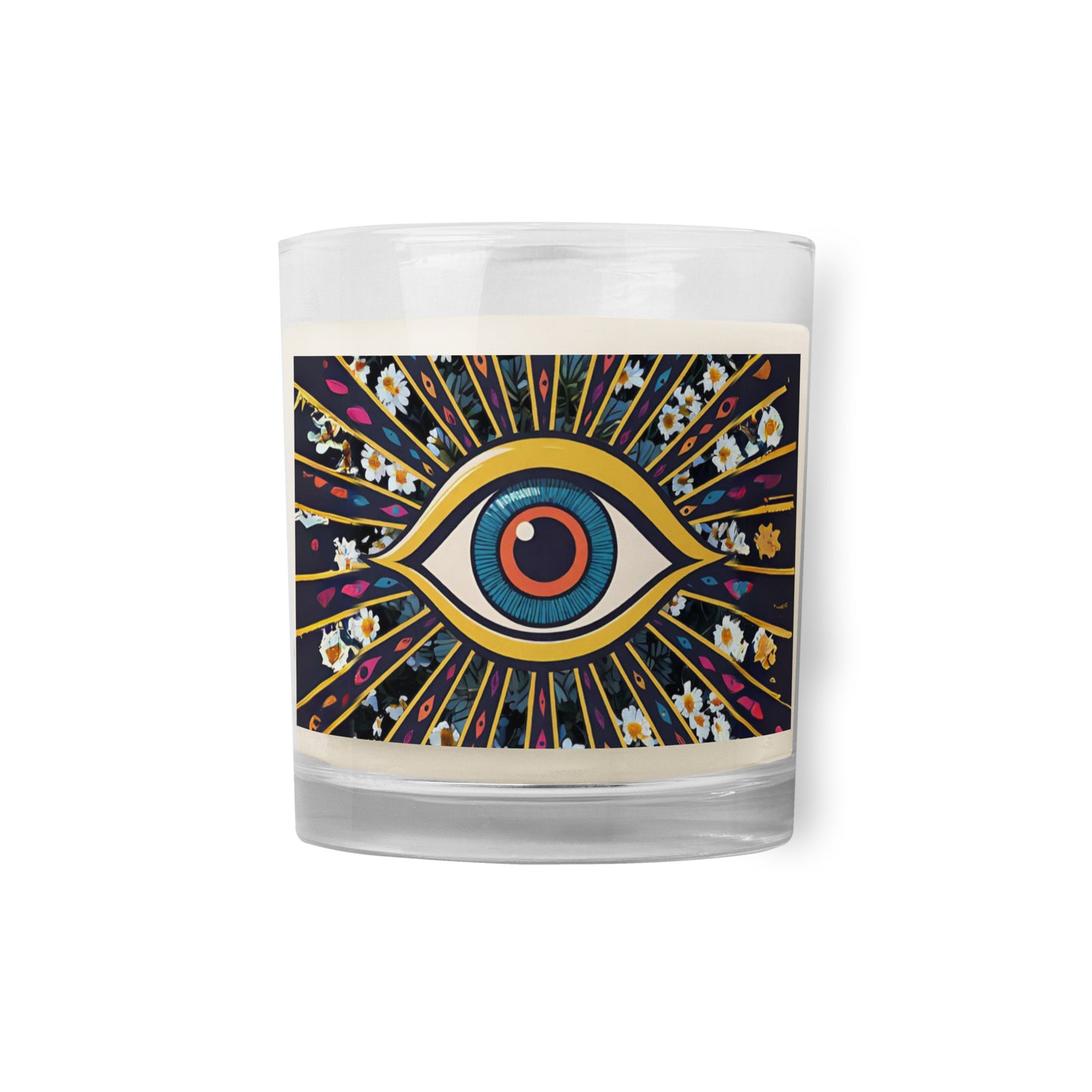 Eye Of Nature Glass jar soy wax candle