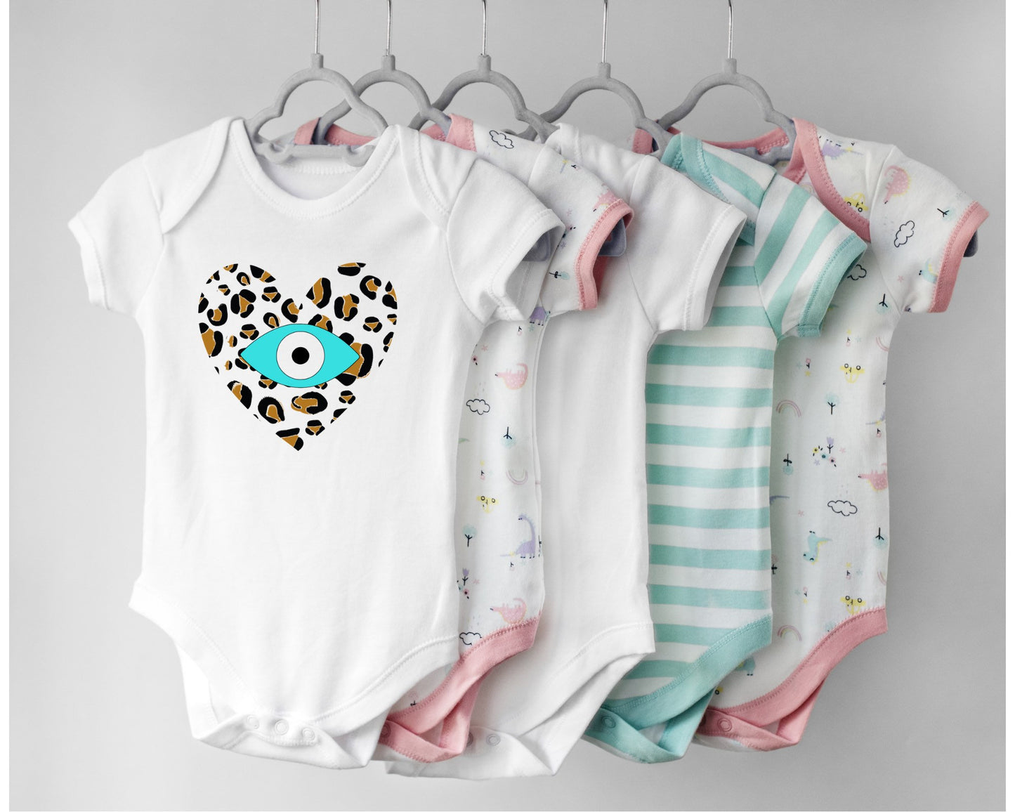 Leopard And Eye Baby Onesie