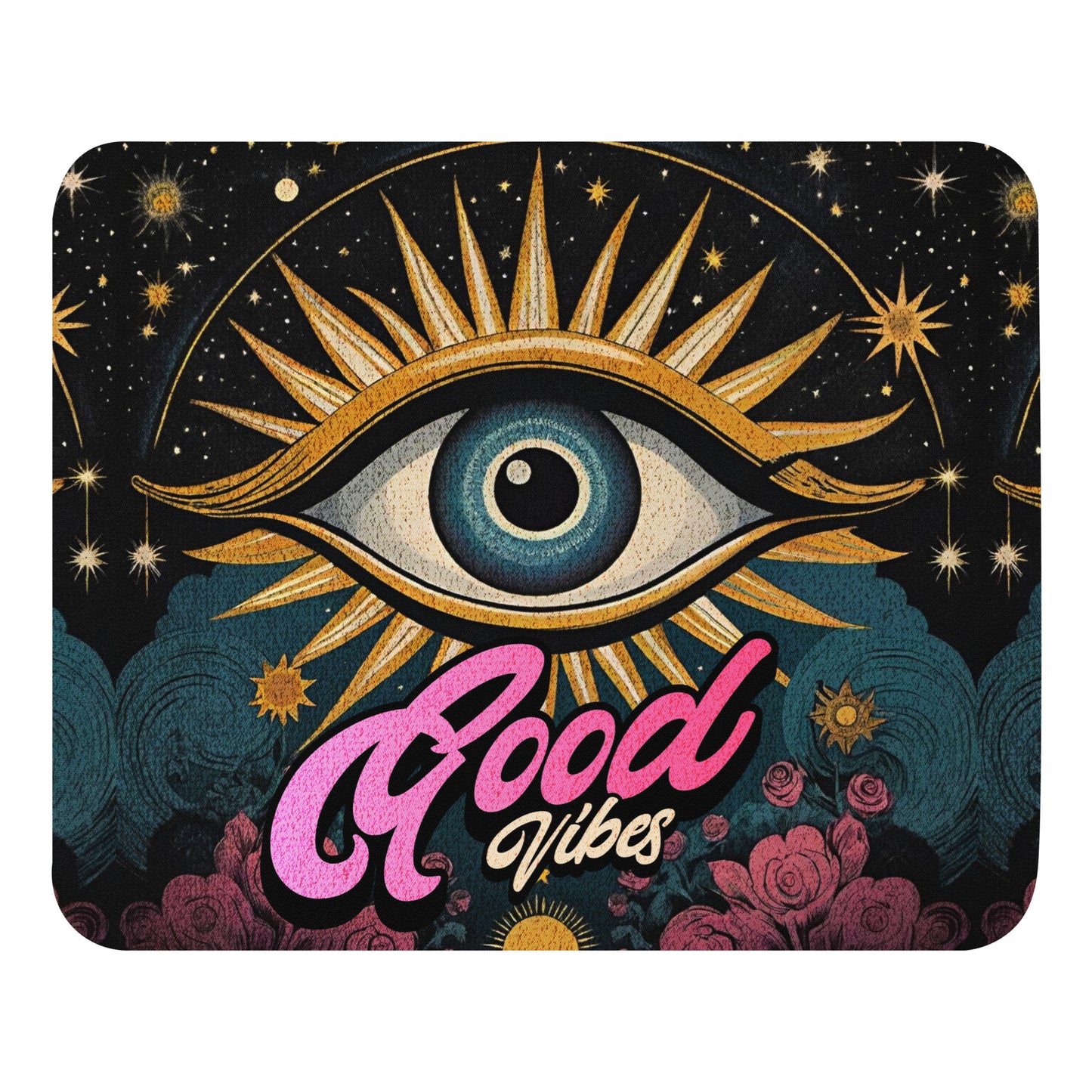 Good Vibes Retro Mouse pad