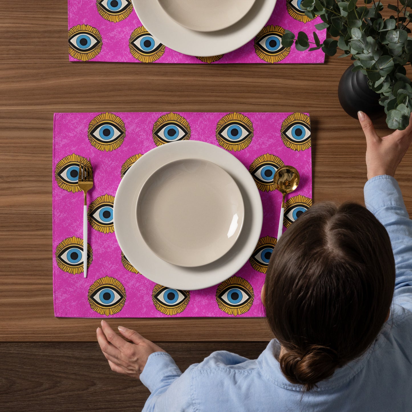 Golden Blush Placemat Set