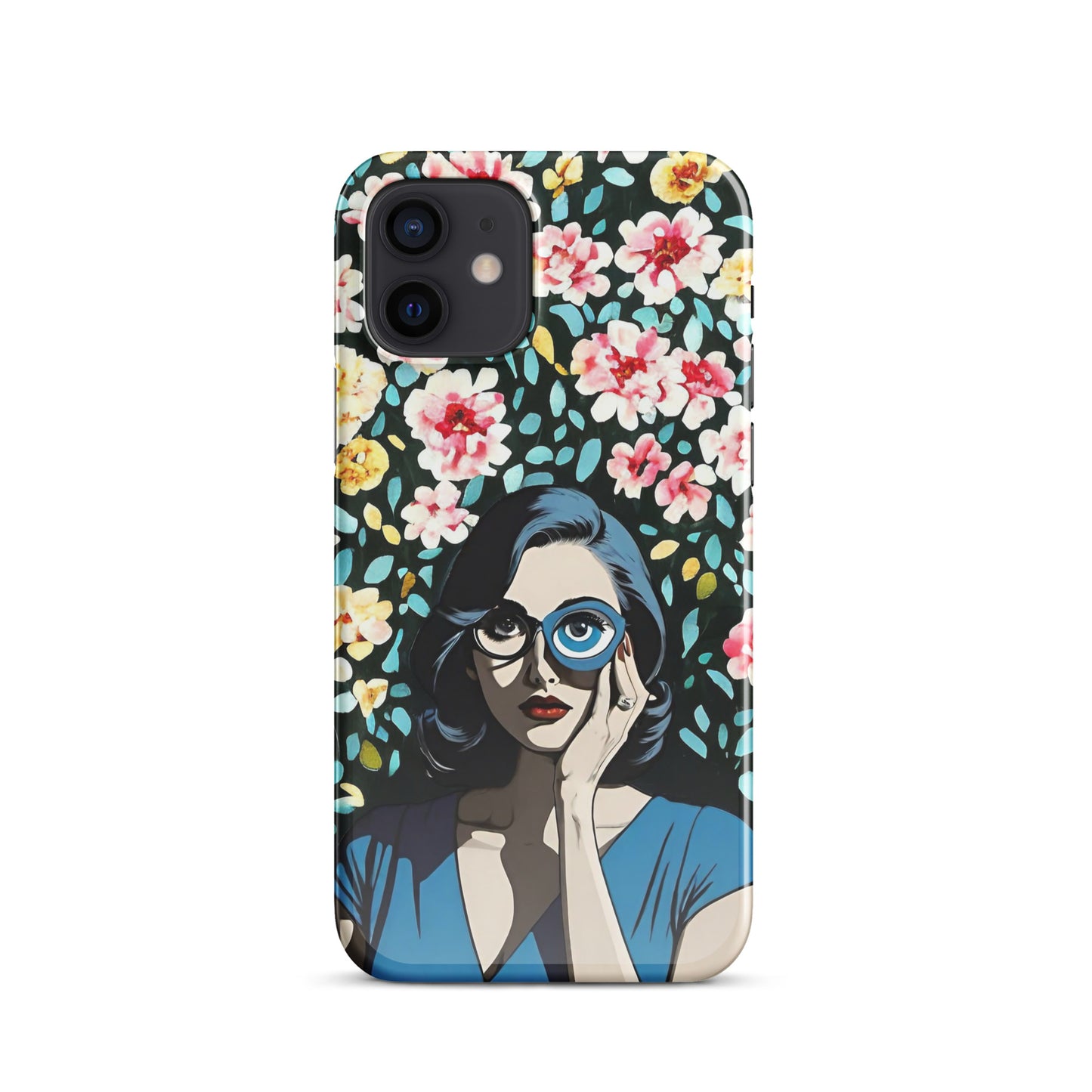 Floral Empower Women Eye Snap case for iPhone®