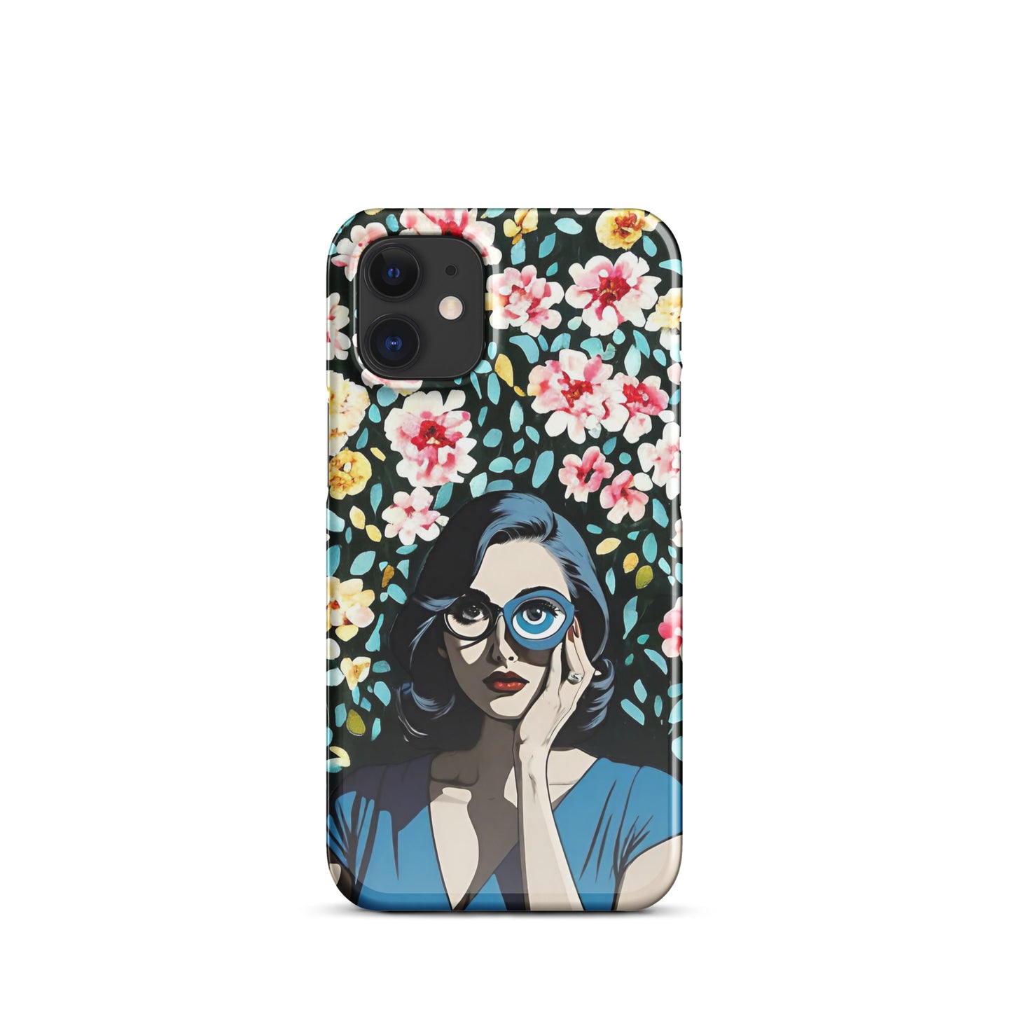 Floral Empower Women Eye Snap case for iPhone®