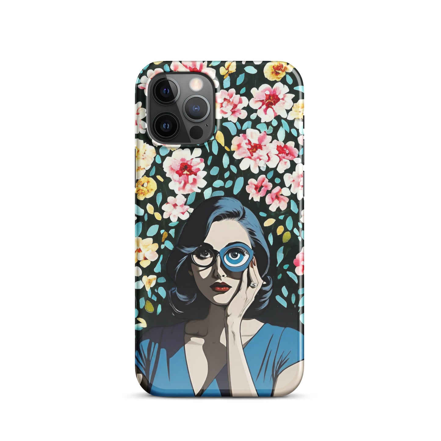 Floral Empower Women Eye Snap case for iPhone®