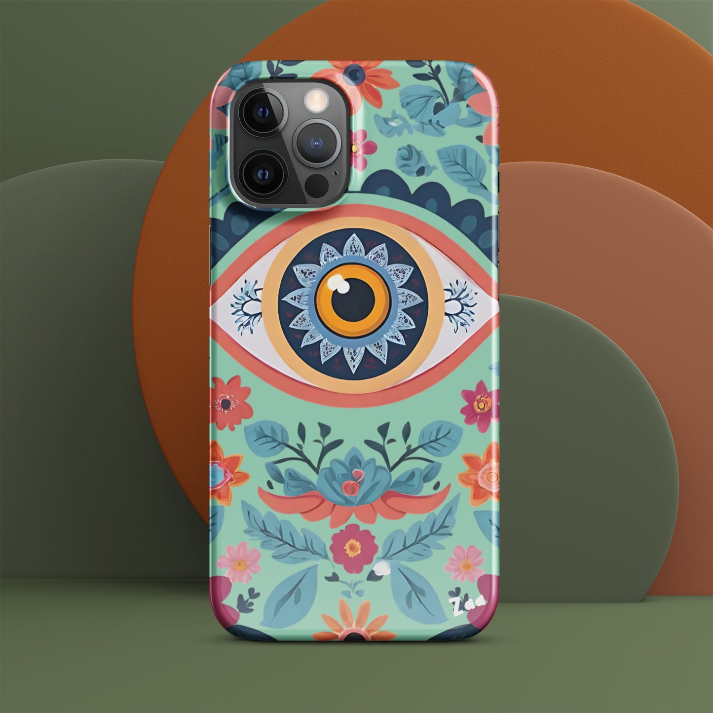 Floral Dream Mint Snap case for iPhone®